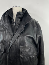 Load image into Gallery viewer, Wilson’s Double Lined Black Leather Jacket
