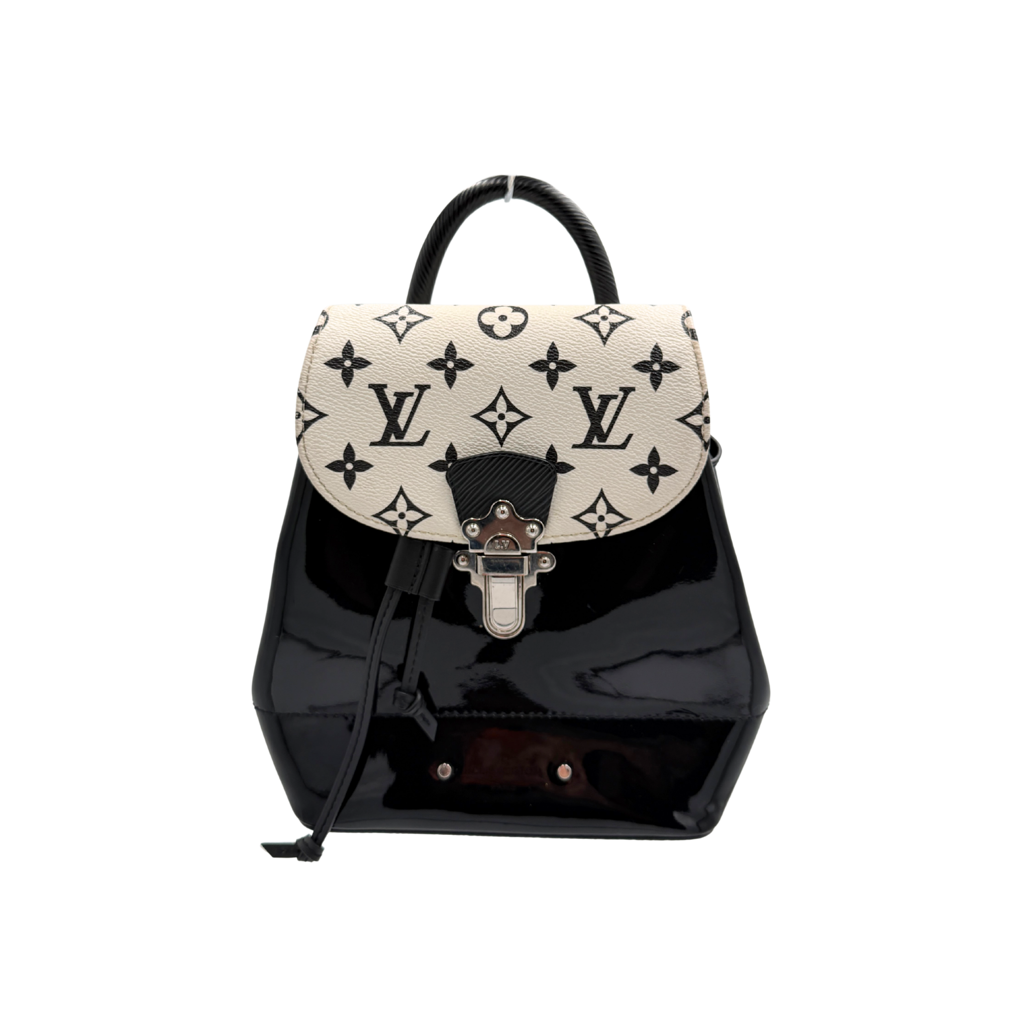 Louis Vuitton Patent Monogram Hot Springs Backpack