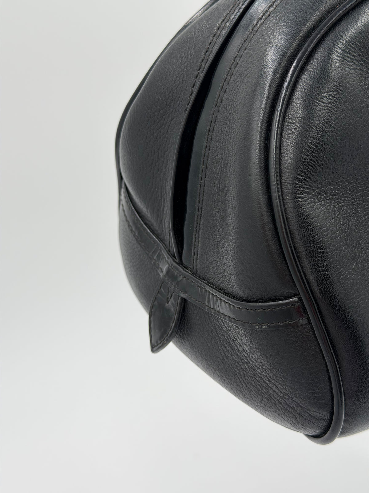 Christian Dior Black Gambler Dice Bowler Bag