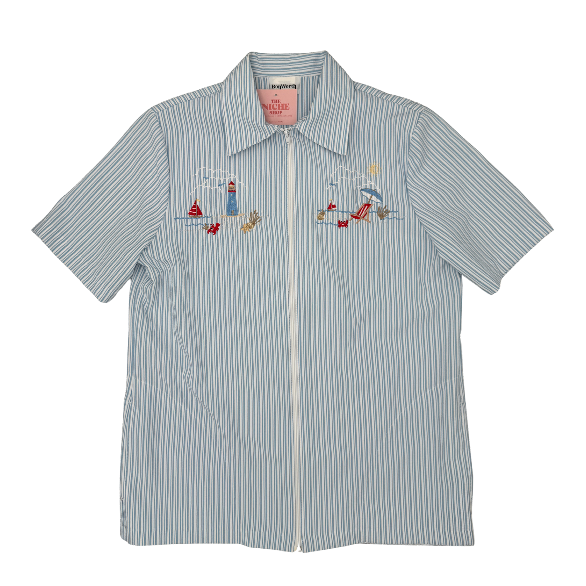 Bonworth Beach Embroidered Top