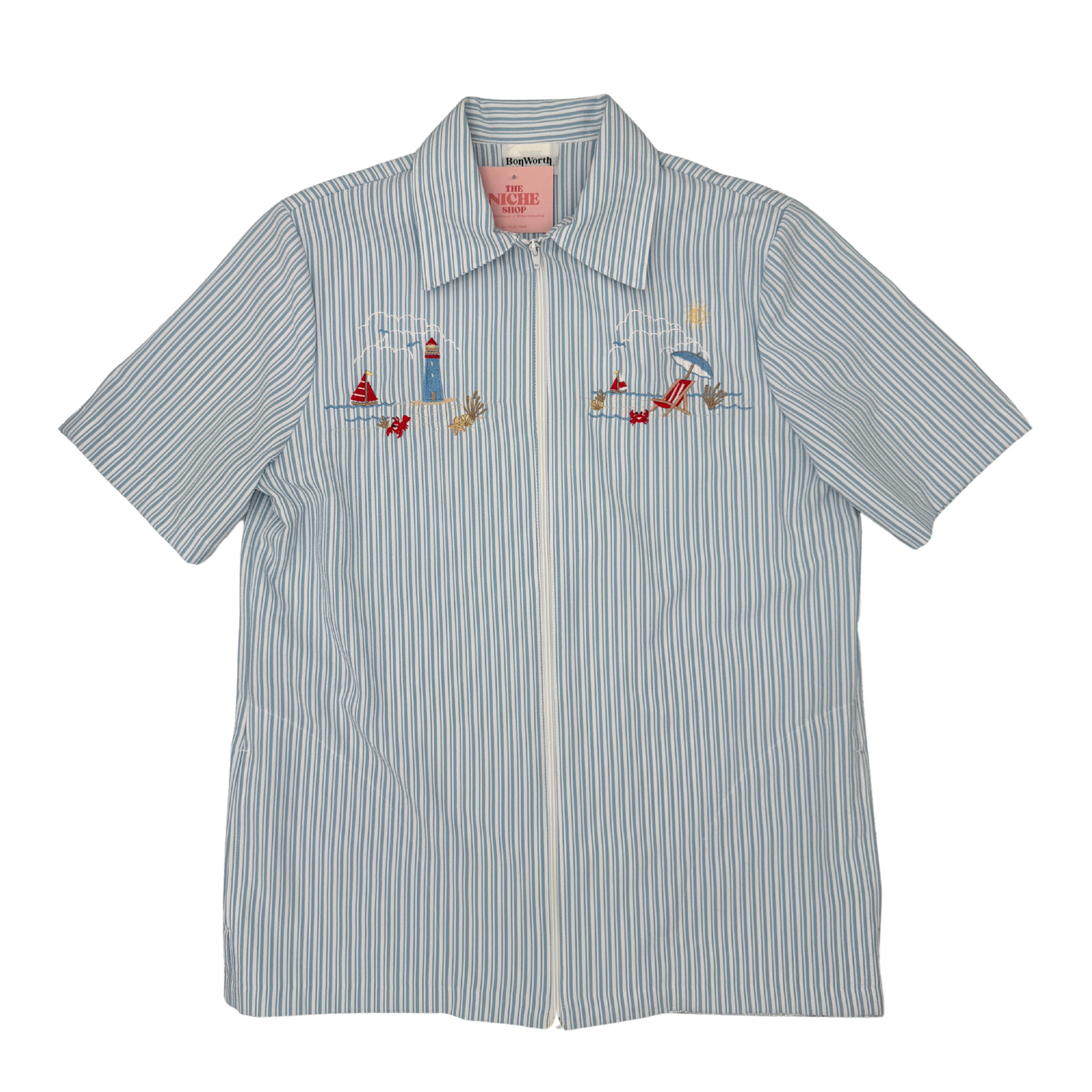 Bonworth Beach Embroidered Top