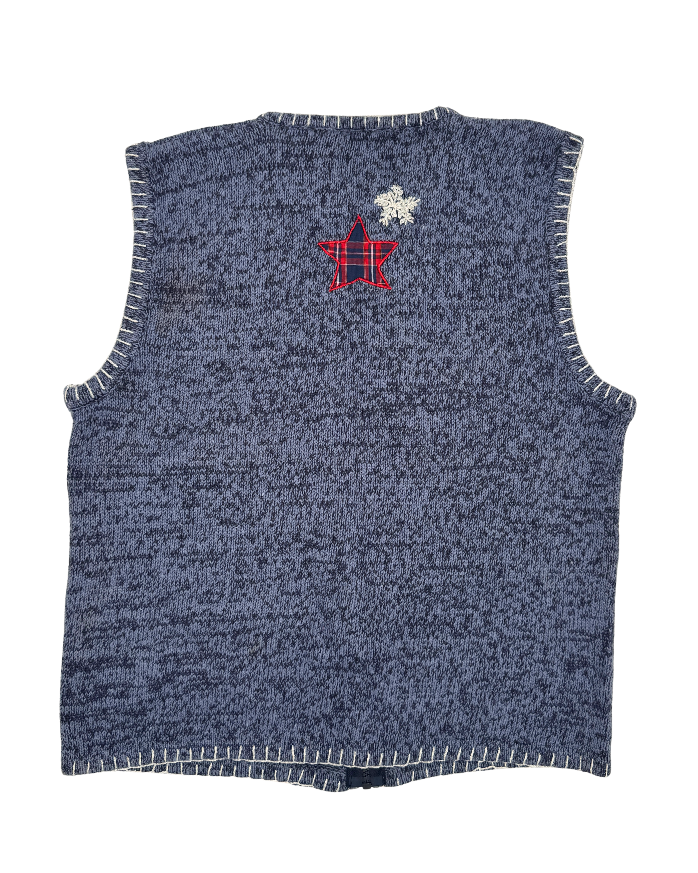 Bobbie Brooks Blue Mitten Vest