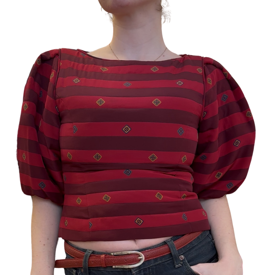 Albert Nipon Silk Top
