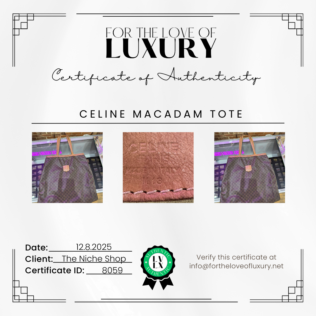 Celine Macadam Tote Bag