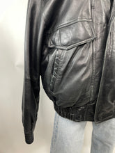 Load image into Gallery viewer, Wilson’s Double Lined Black Leather Jacket
