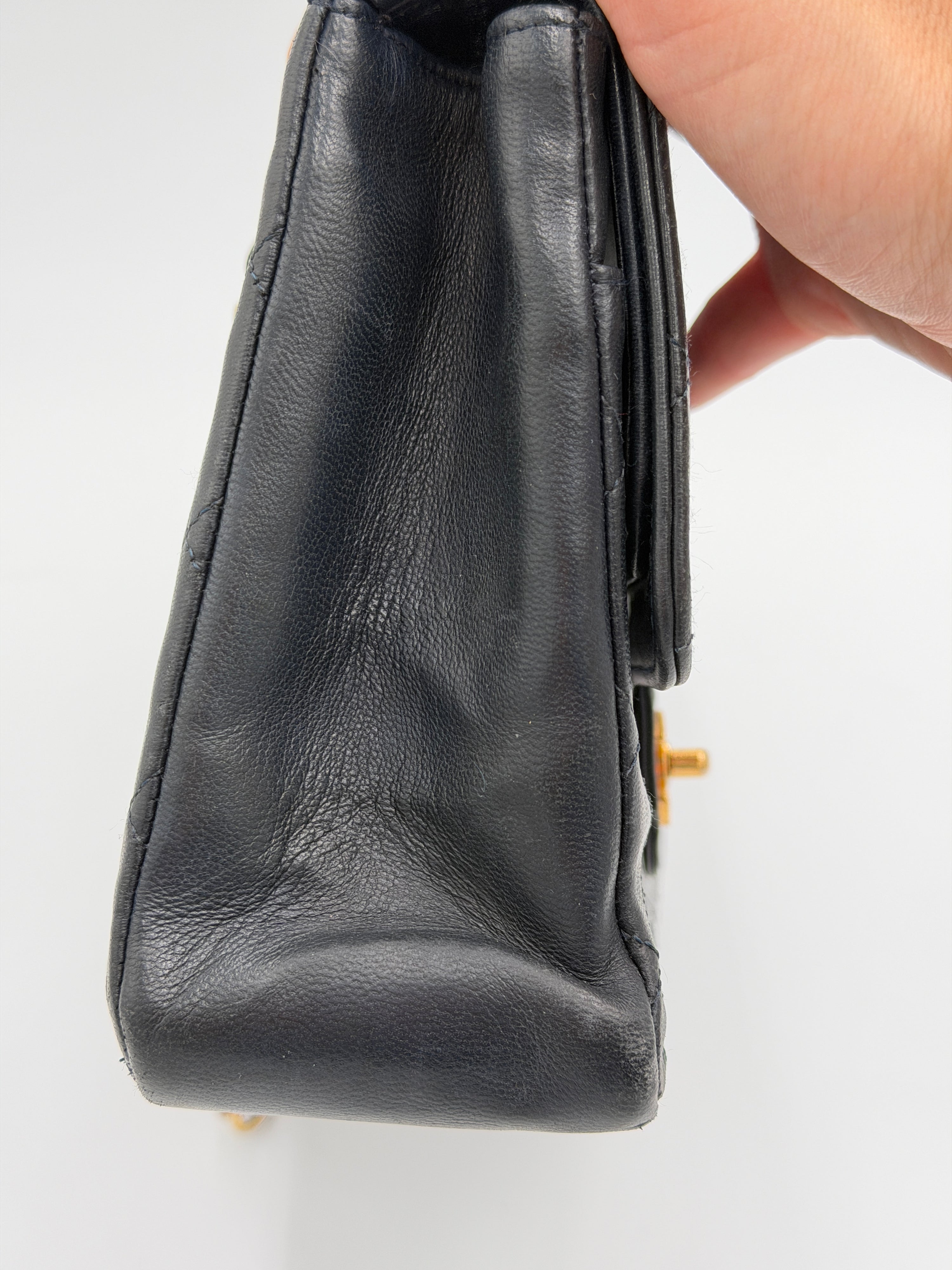 Chanel Navy Double Flap Bag