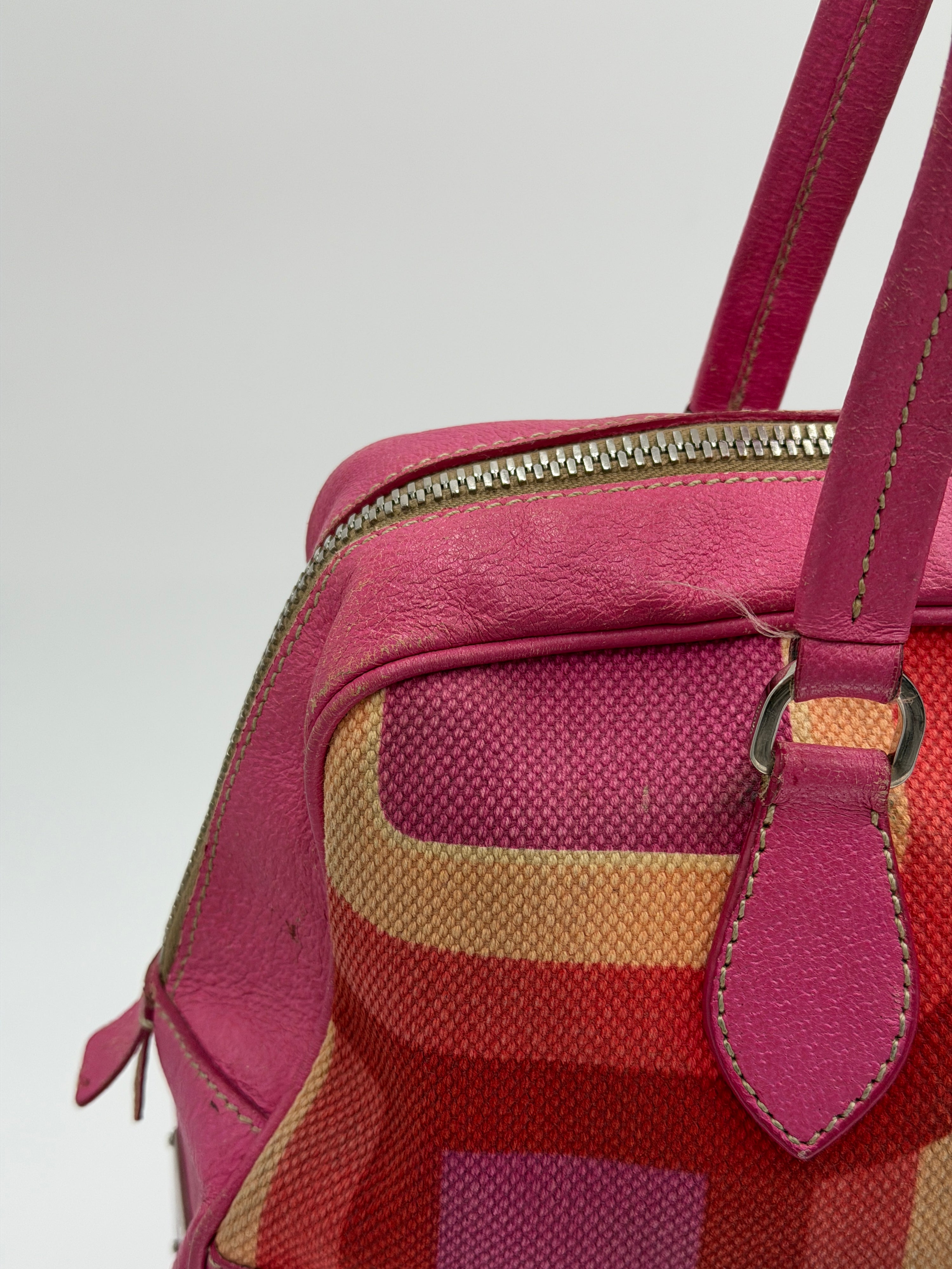 Prada Canapa Stampata Shoulder Bag