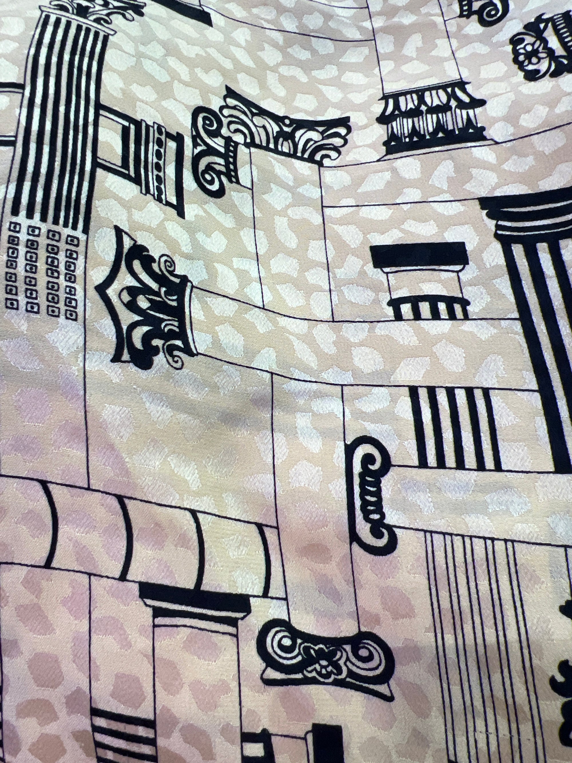 Nicole Miller Column Silk Scarf