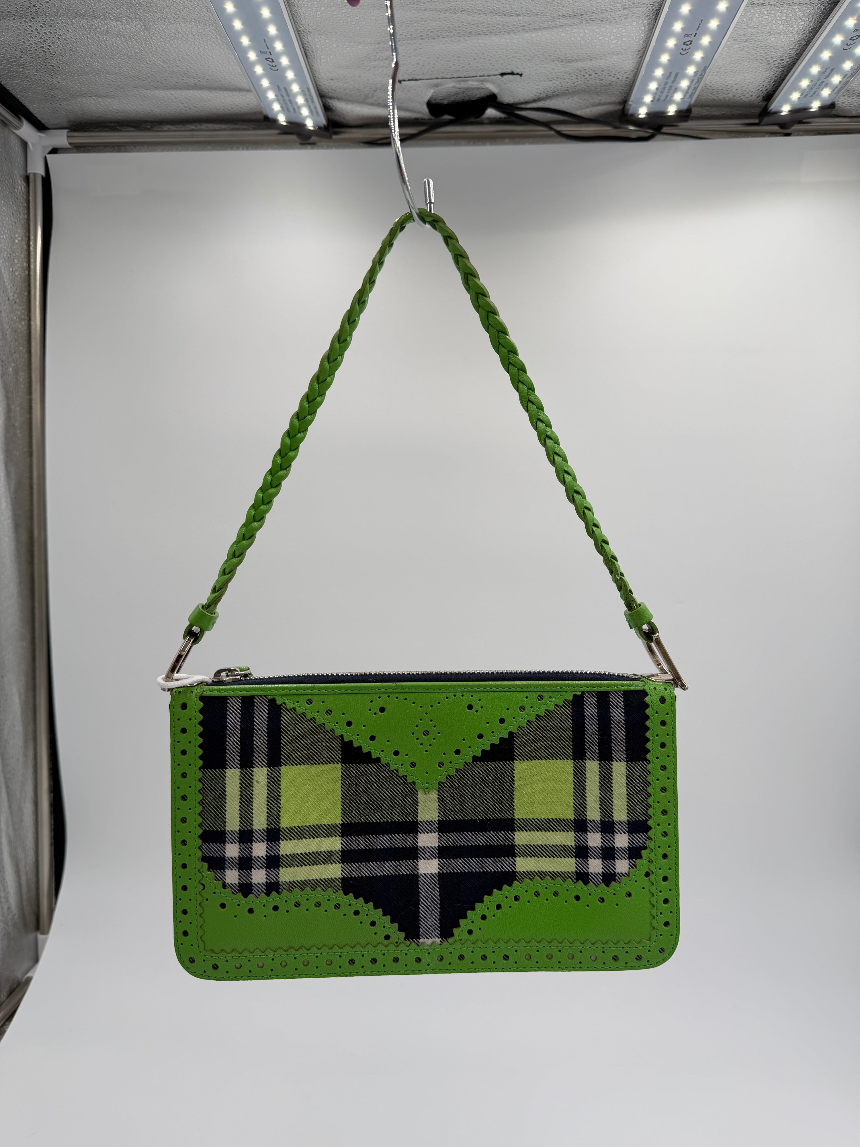 Dior Green Plaid Canvas D'Trick