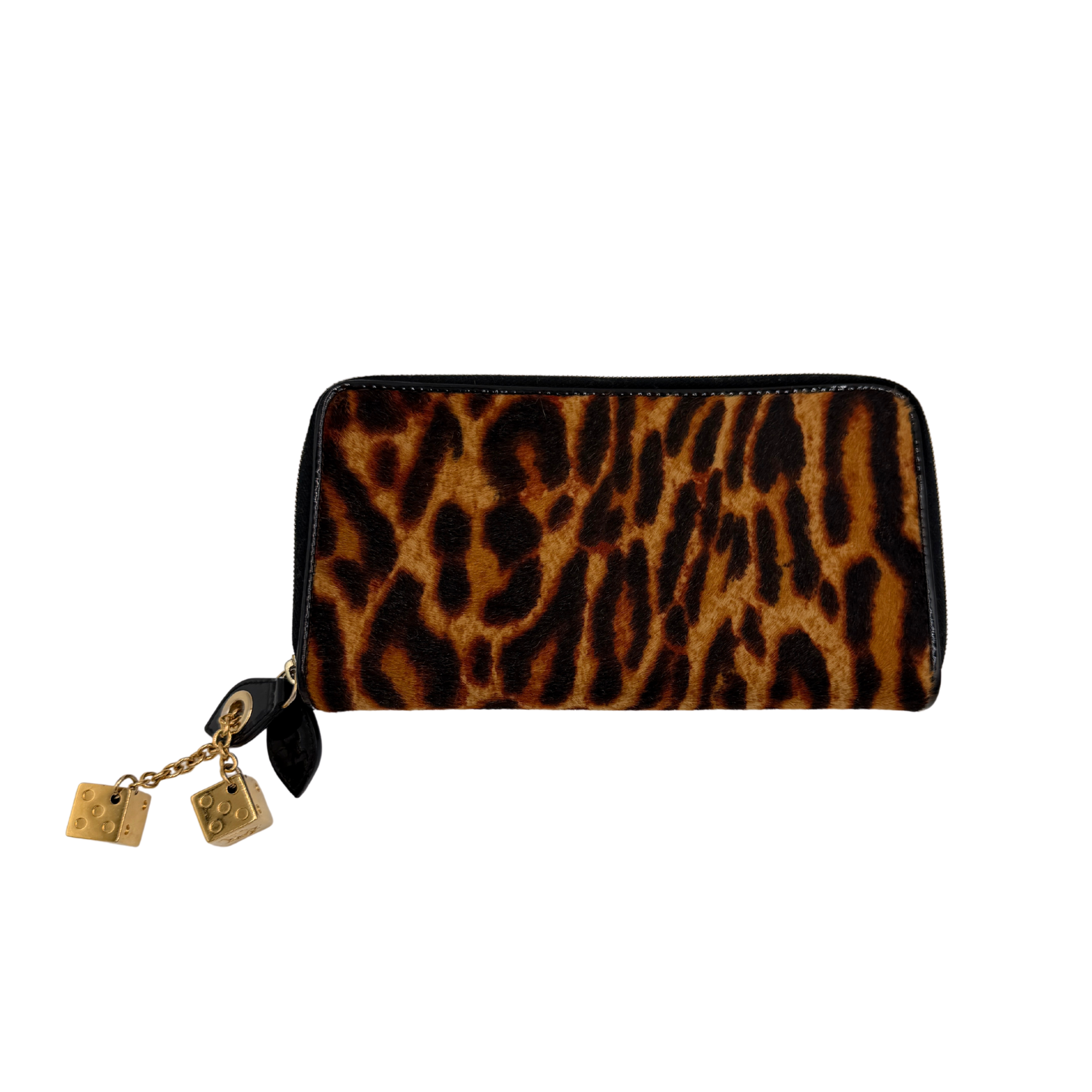 Dior Dice Leopard Wallet