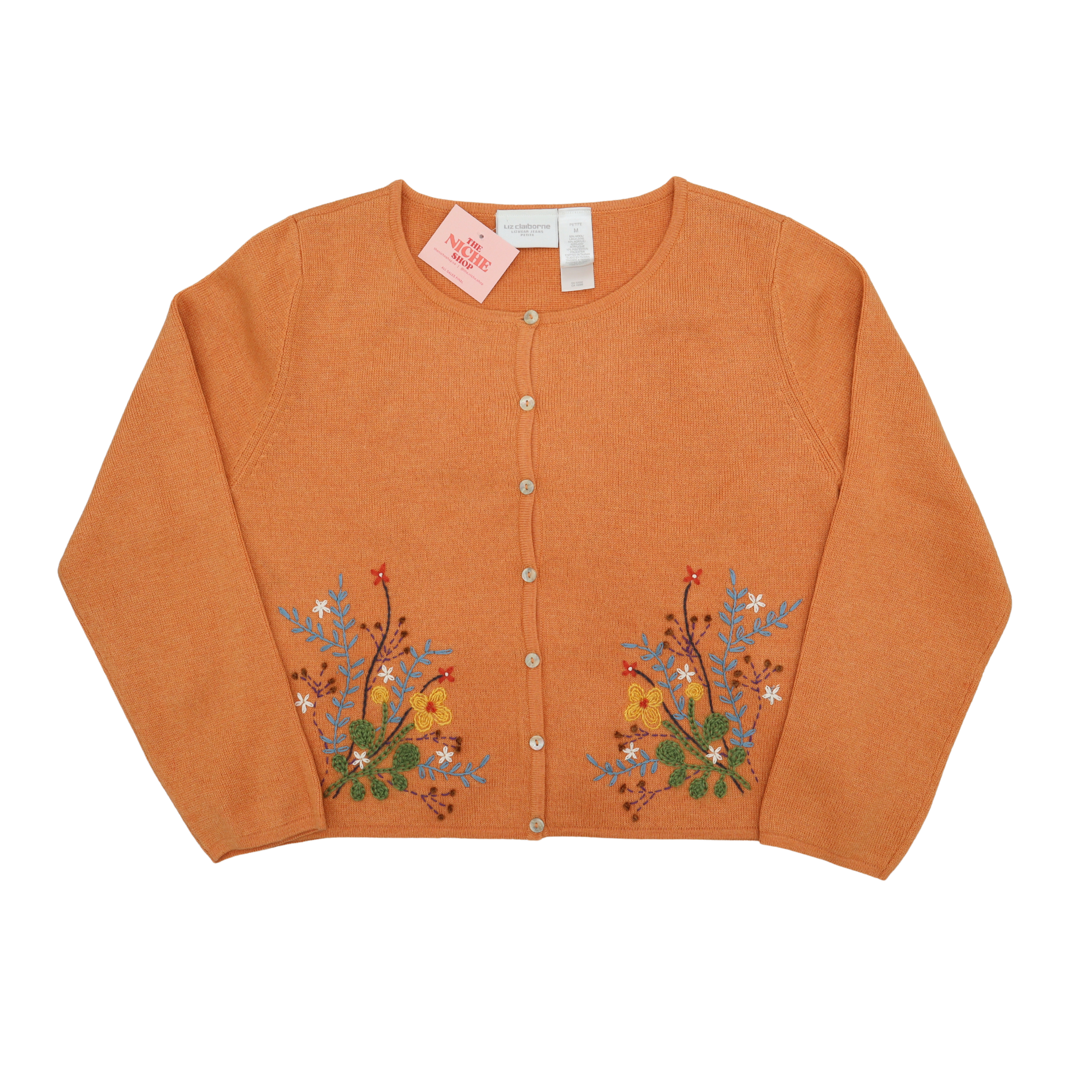 Liz Claiborne Orange Sweater