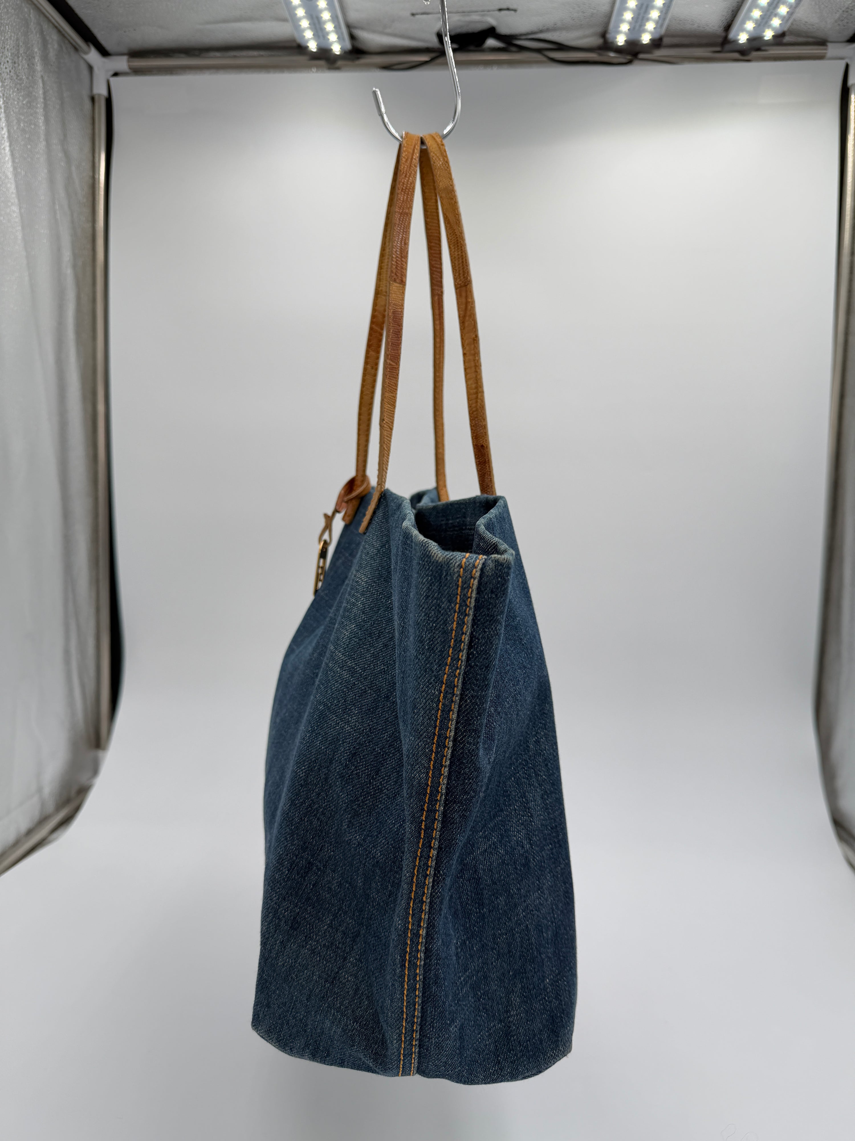 Fendi Denim Tote Bag