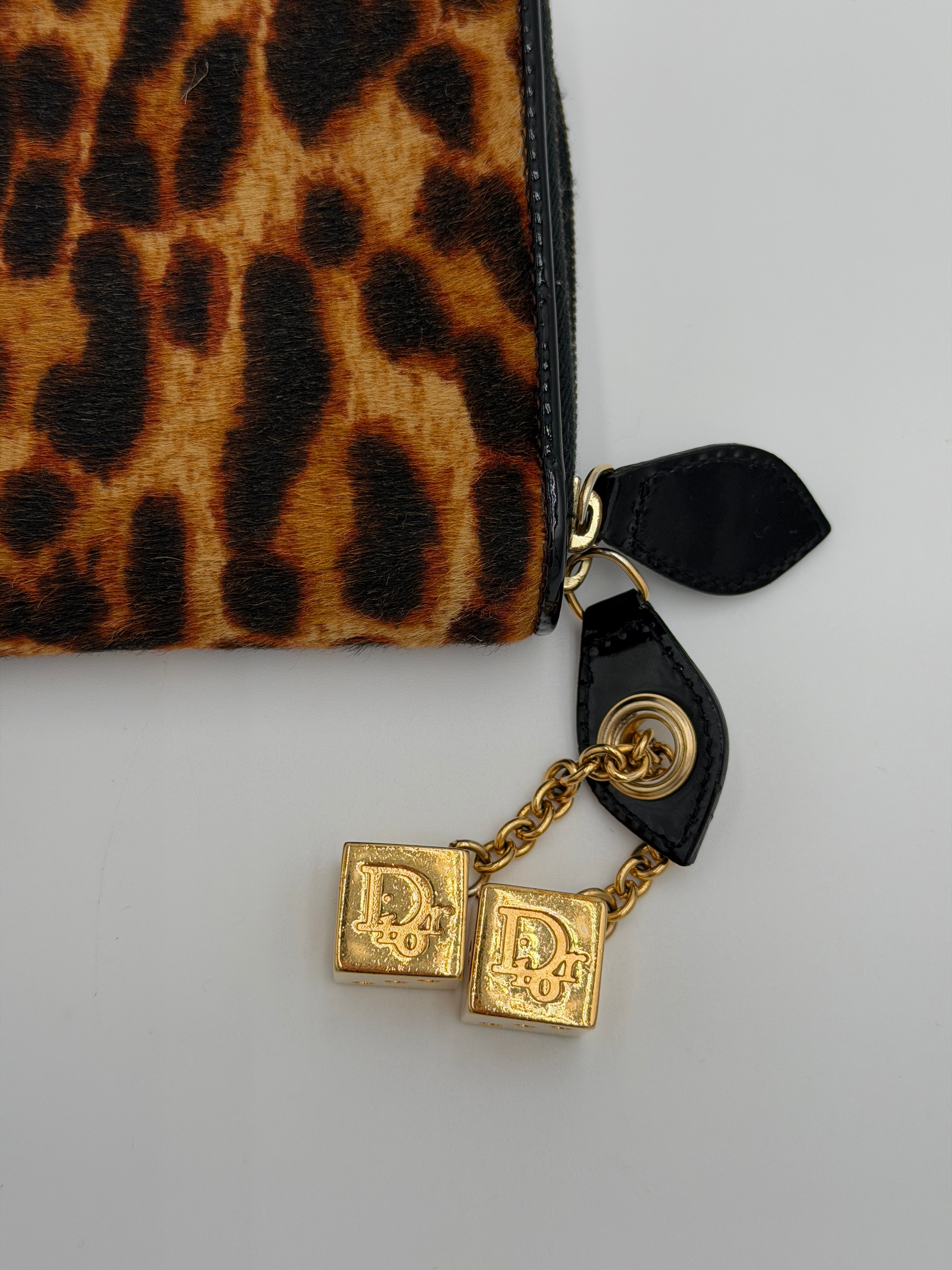 Dior Dice Leopard Wallet