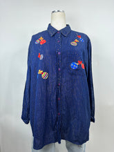 Load image into Gallery viewer, Bobbie Brooks Holiday Button Down Shirt
