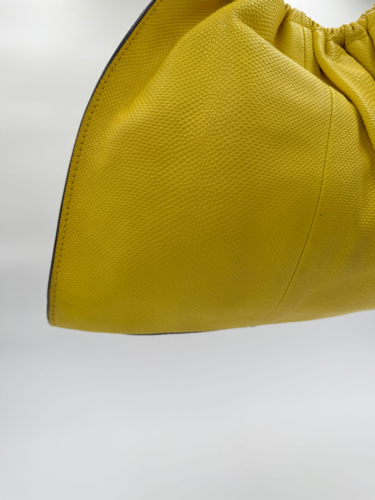Gucci Yellow Lizard Bag