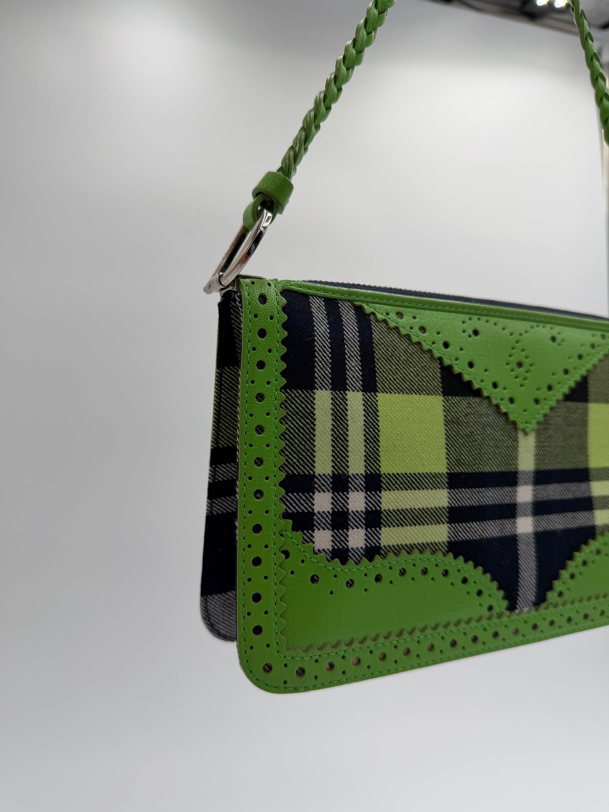 Dior Green Plaid Canvas D'Trick
