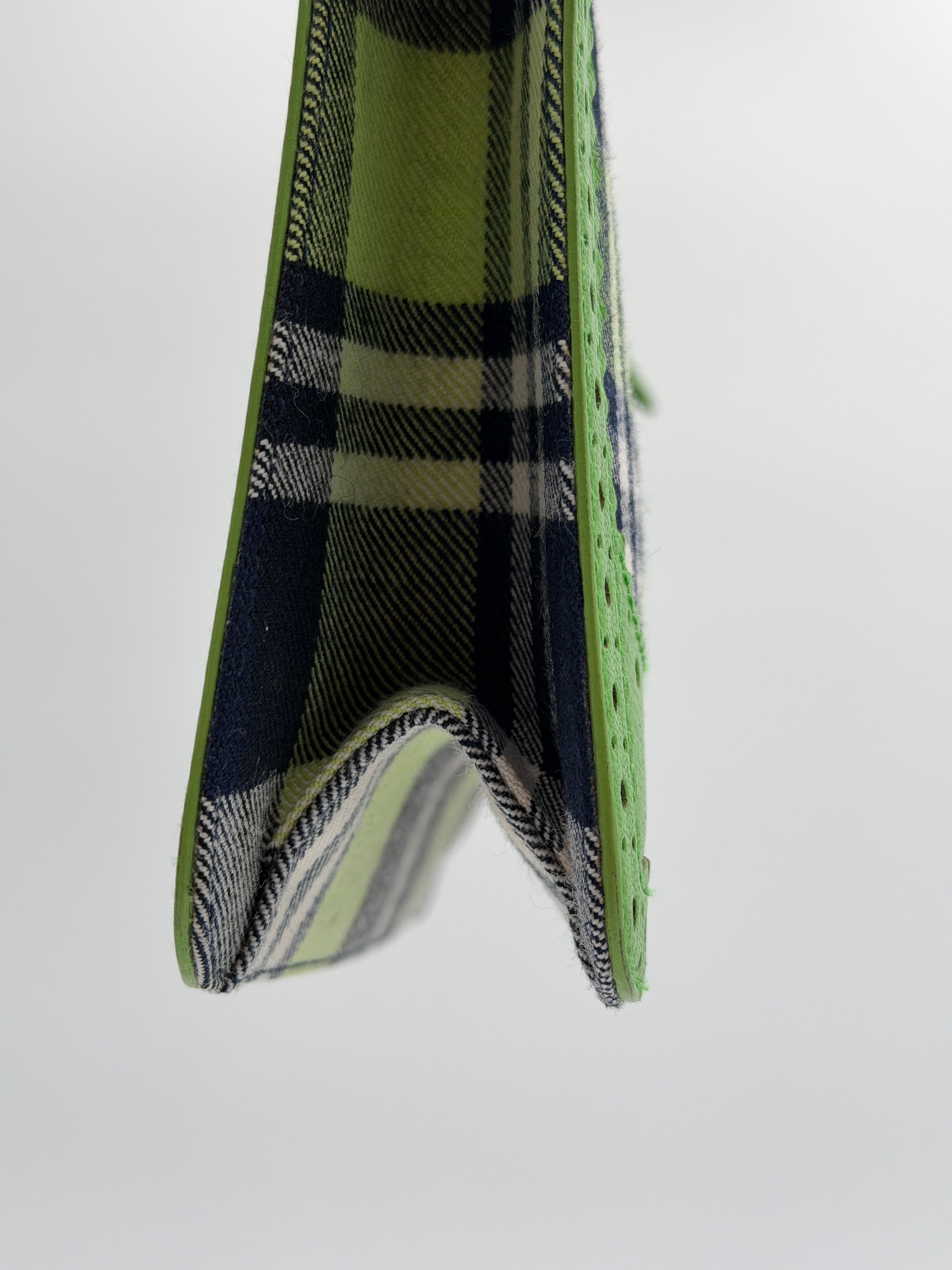 Dior Green Plaid Canvas D'Trick