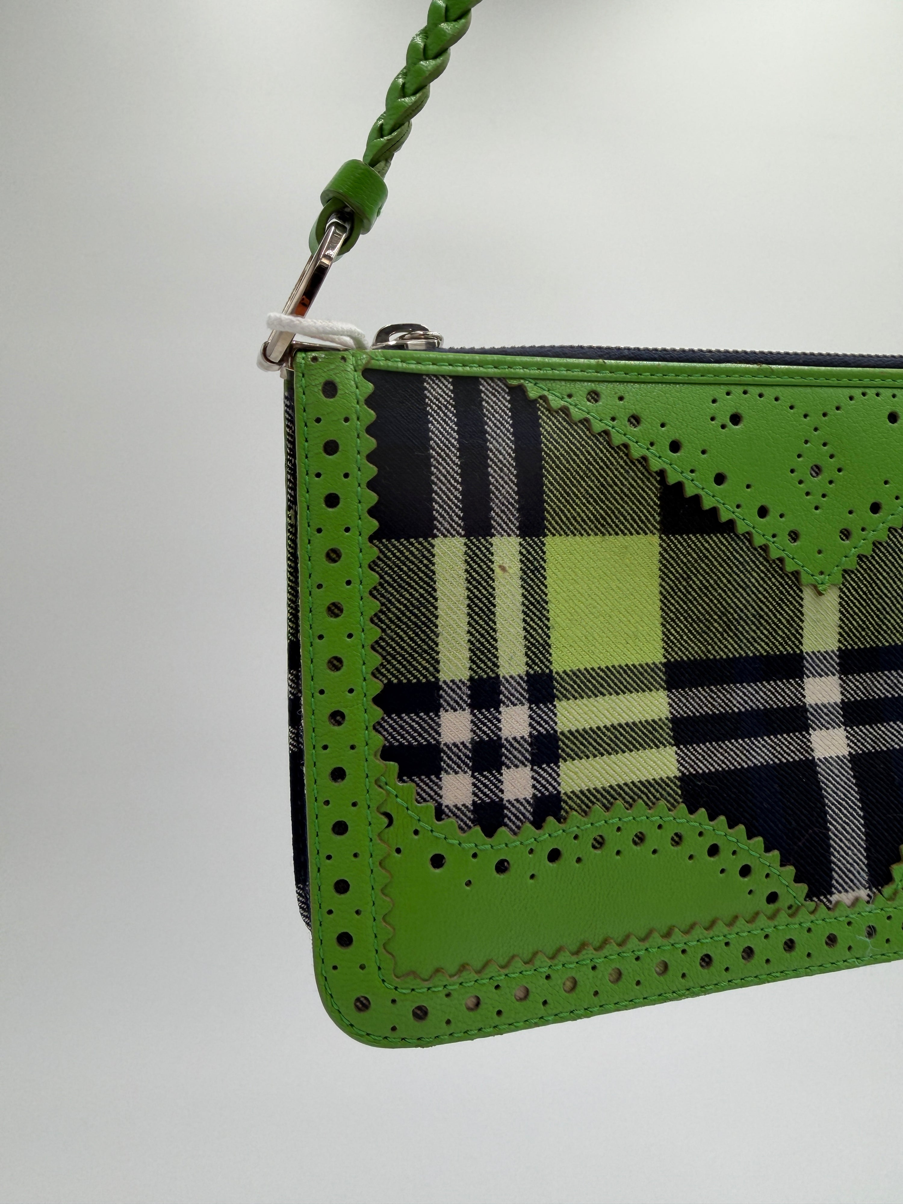 Dior Green Plaid Canvas D'Trick
