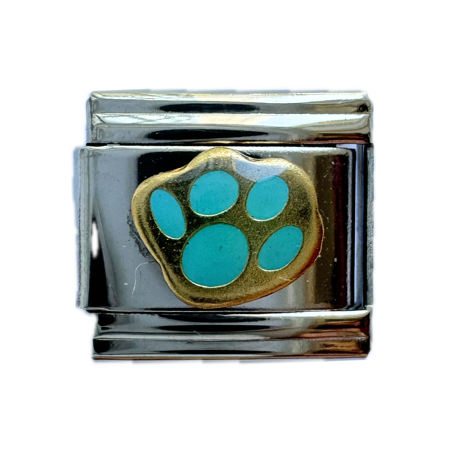 Blue Paw Italian Charm