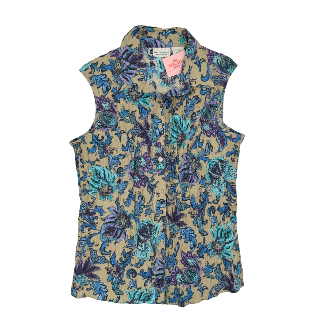 White Stag Collar Tank Top