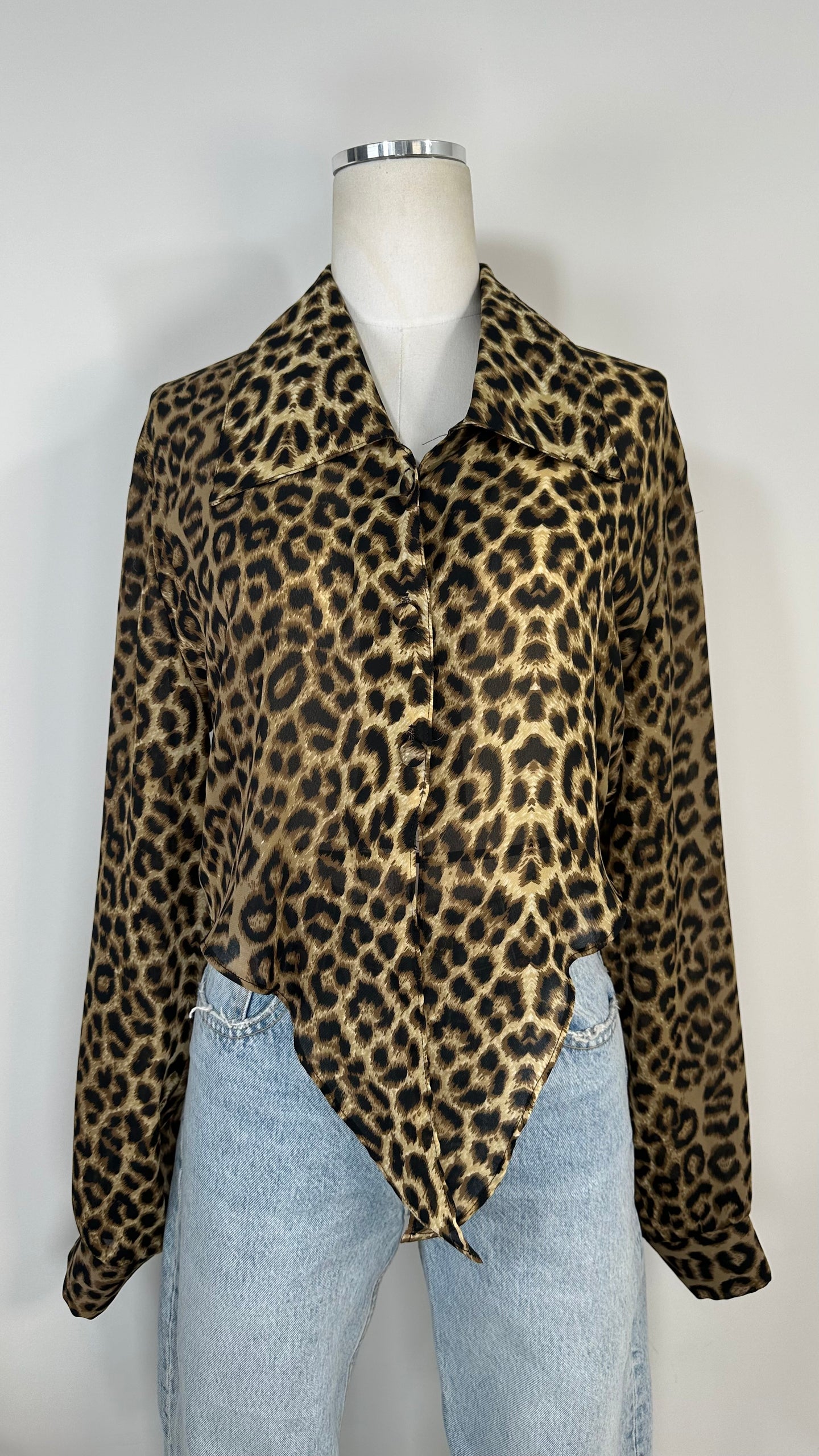 Maggie Lawrence Leopard Print Top
