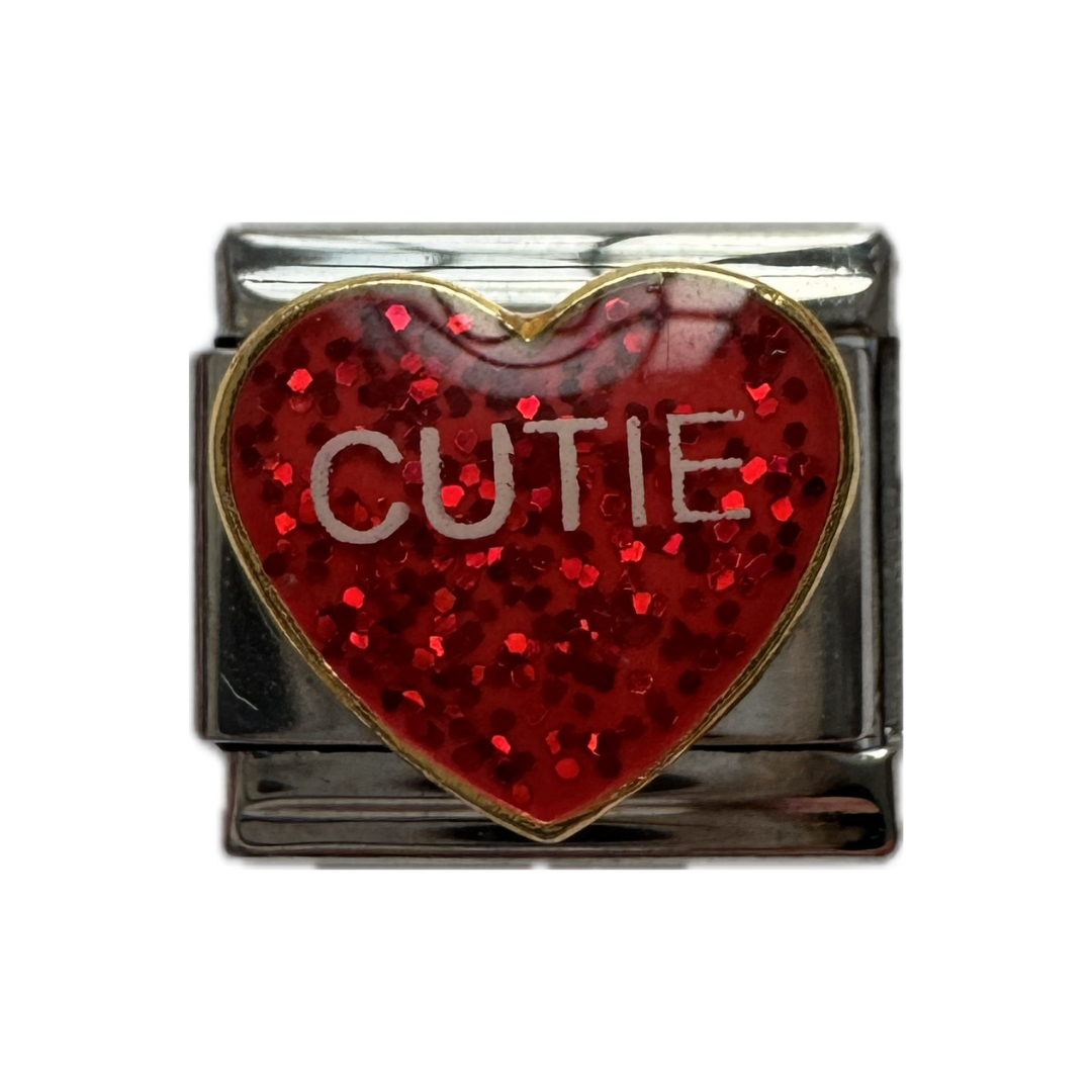 Cutie Heart Italian Charm