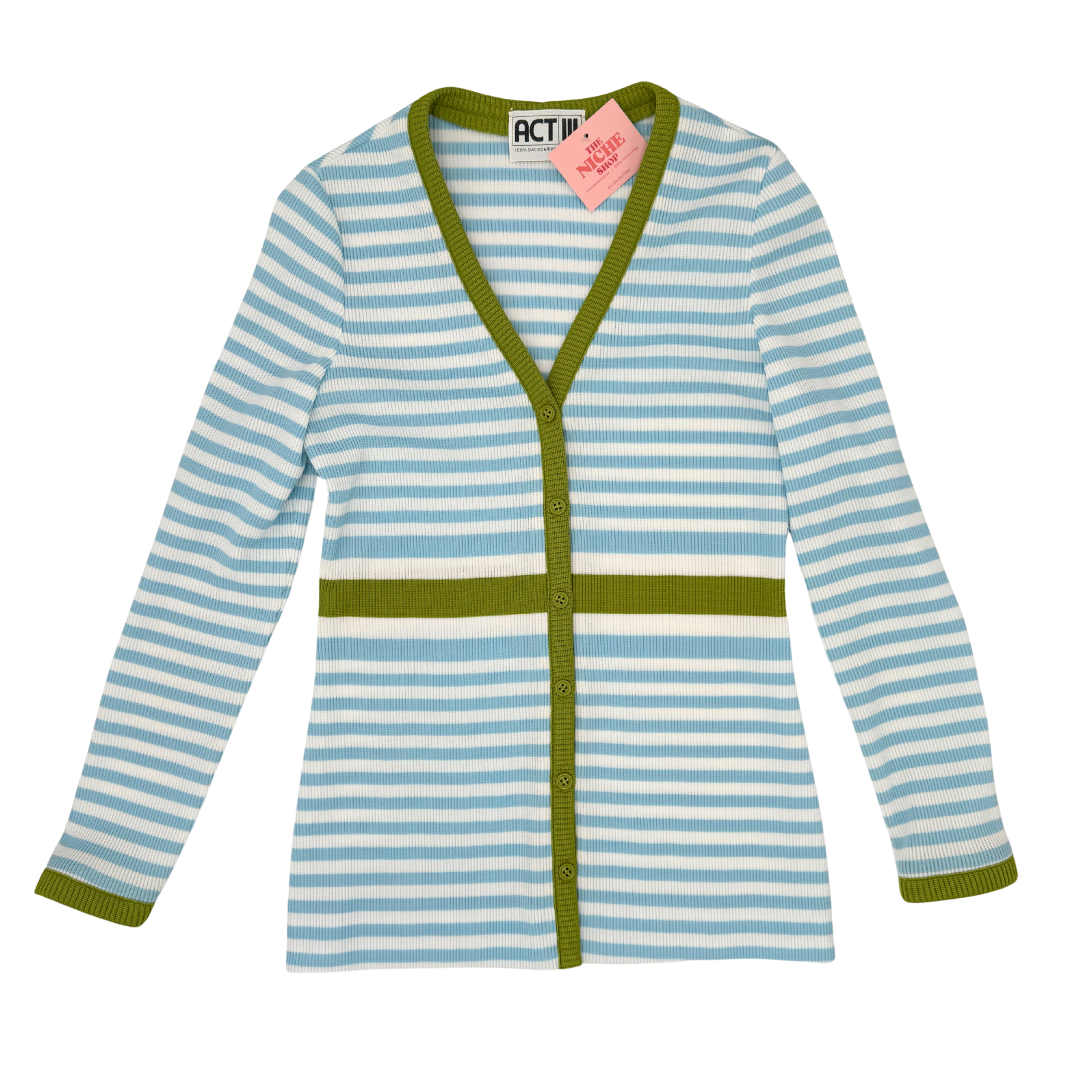 Act 3 Stripe Cardigan