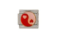 Pink Red Yin and Yang