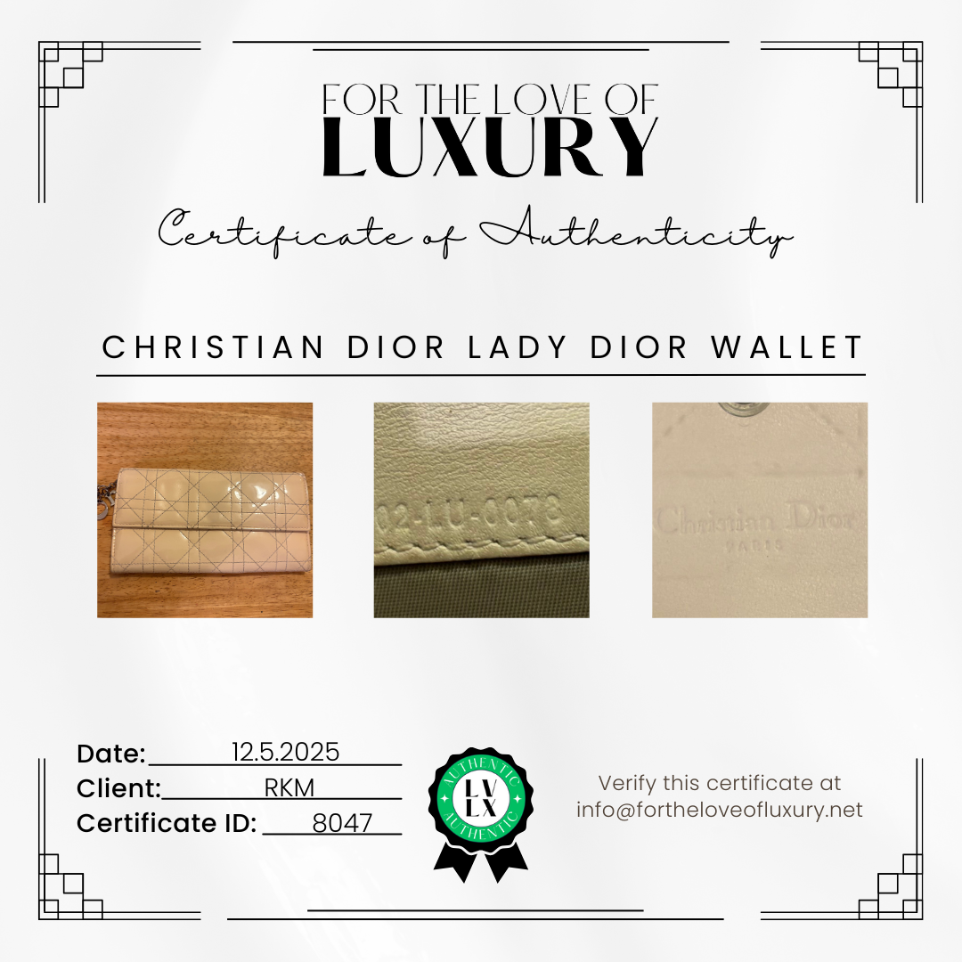 Dior Patent Leather Wallet