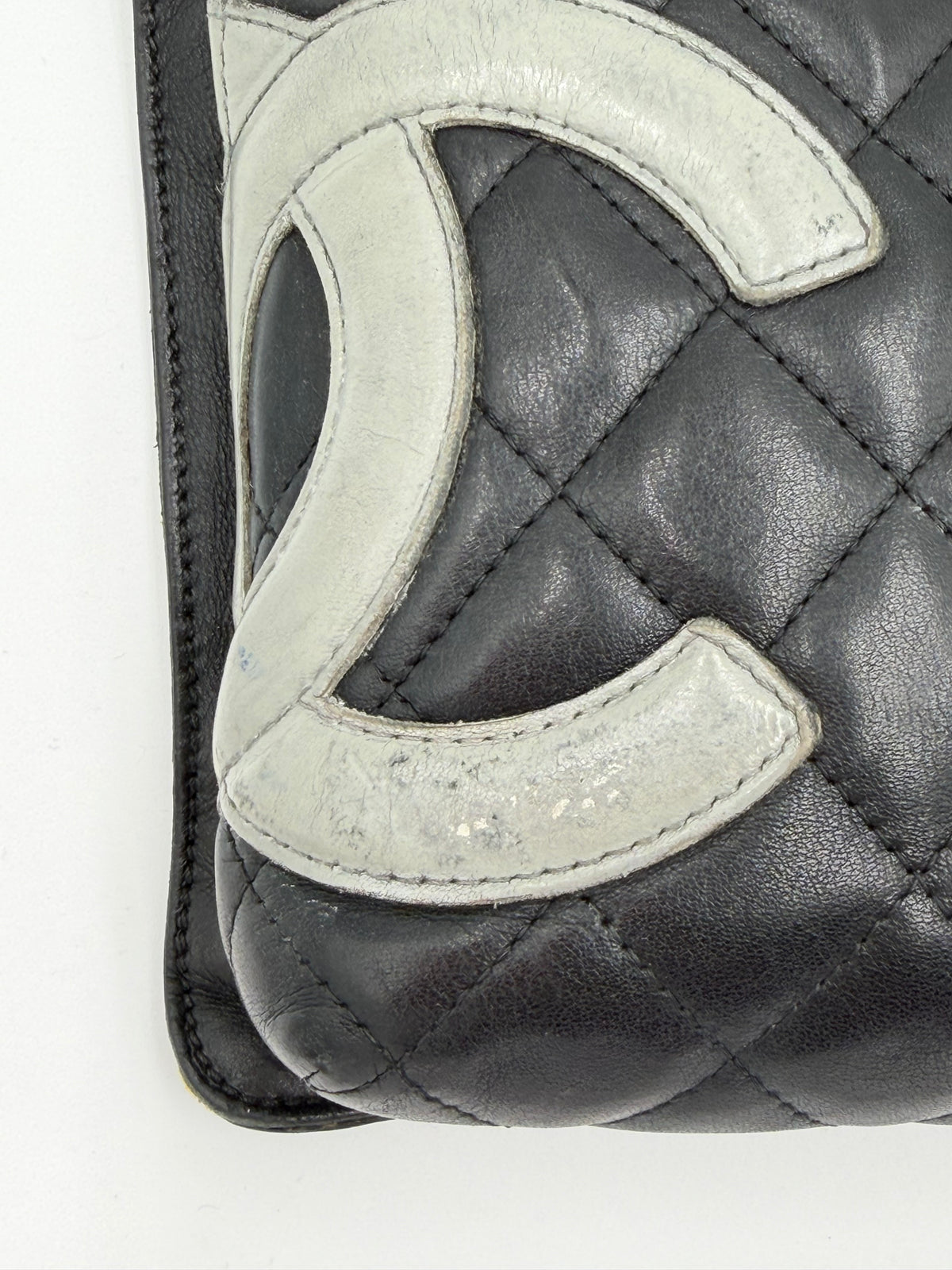 Chanel Black Quilted Leather Cambon Ligne Twin Pocket Crossbody Bag
