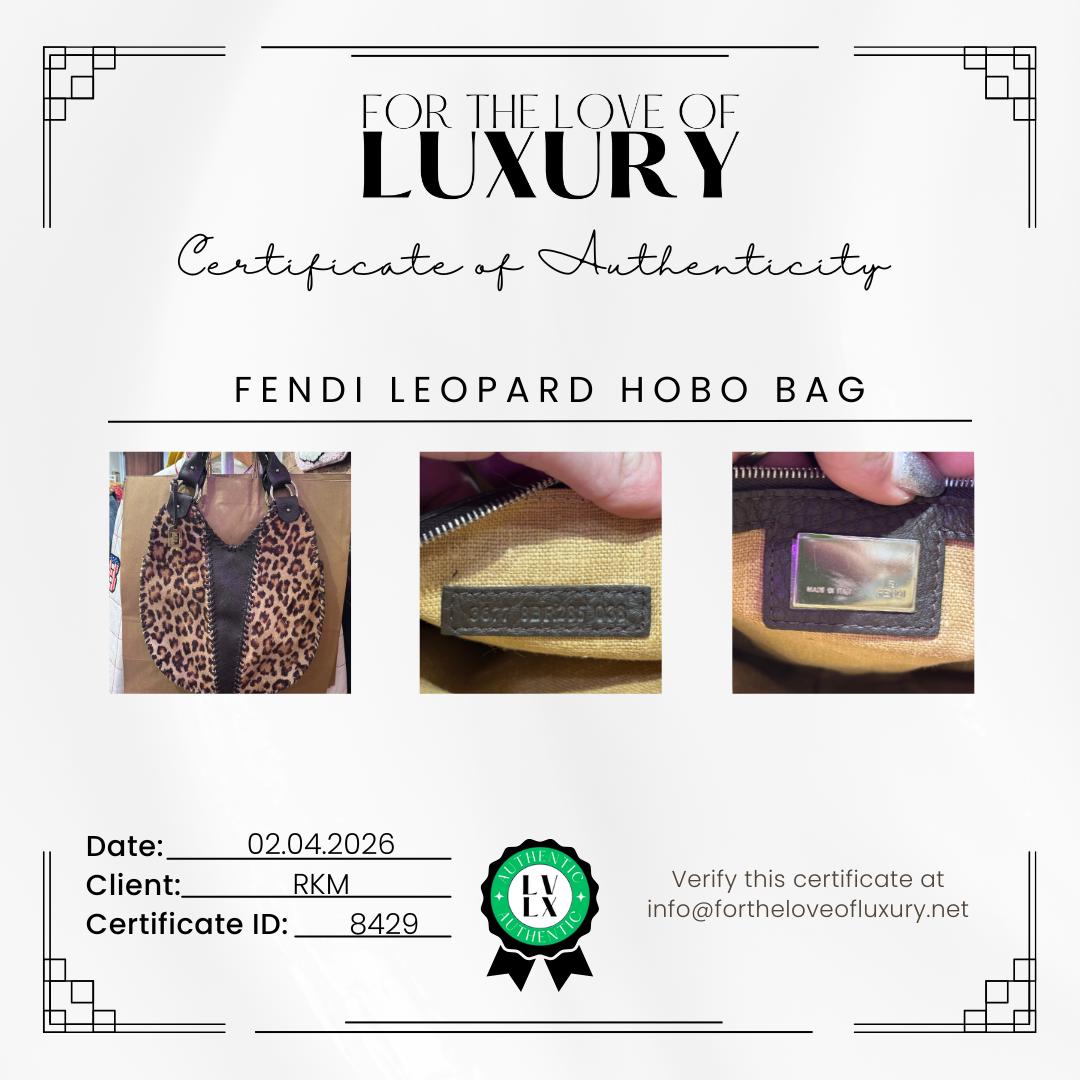 Fendi Animal Print Ponyhair Bag