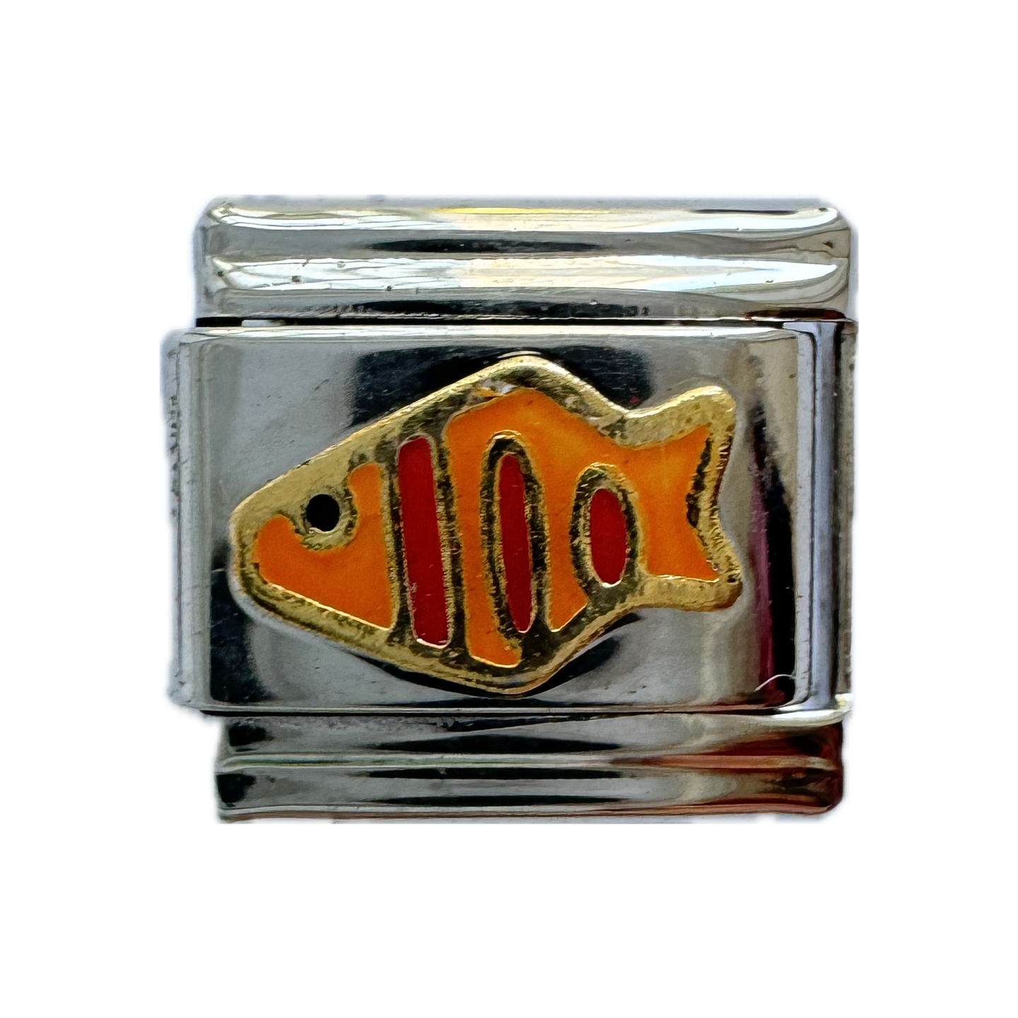 Gold Fish Italian Charm