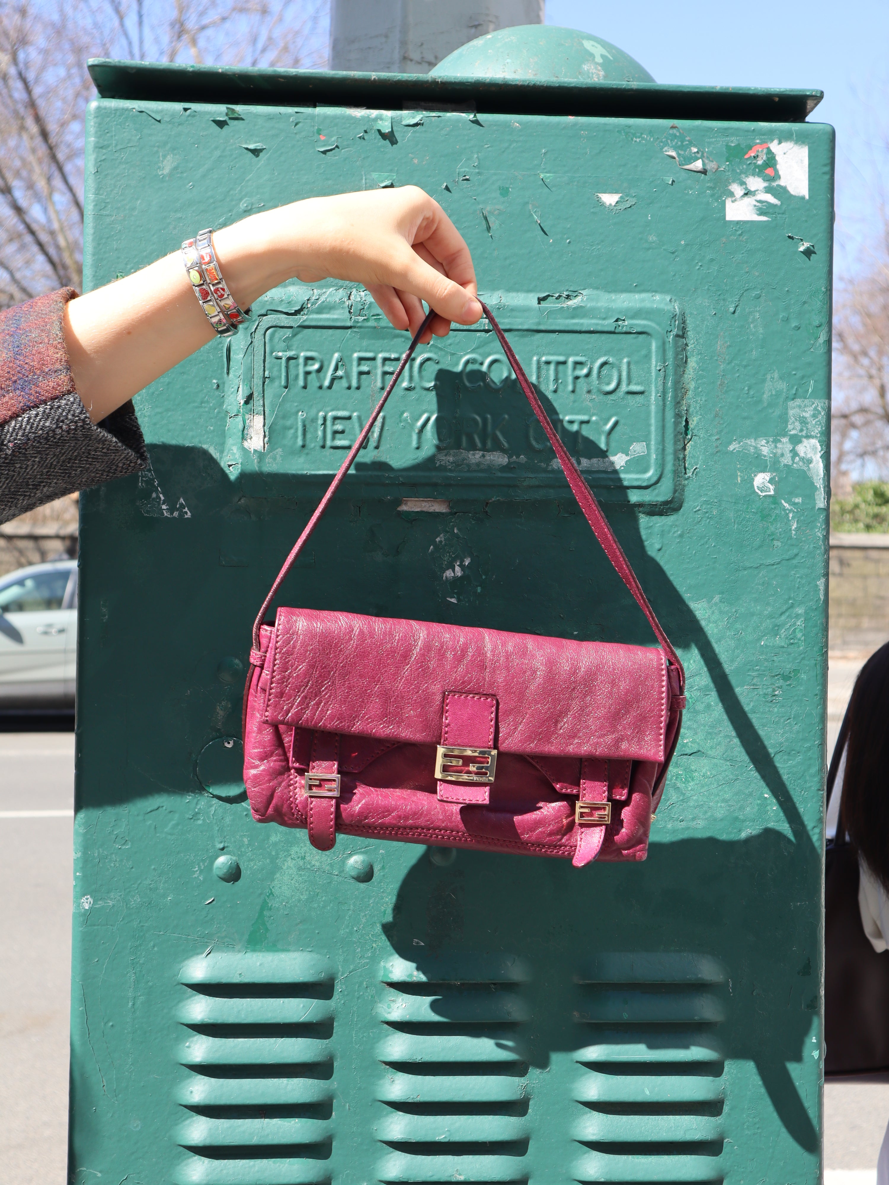 Fendi Magenta Sweety Baguette