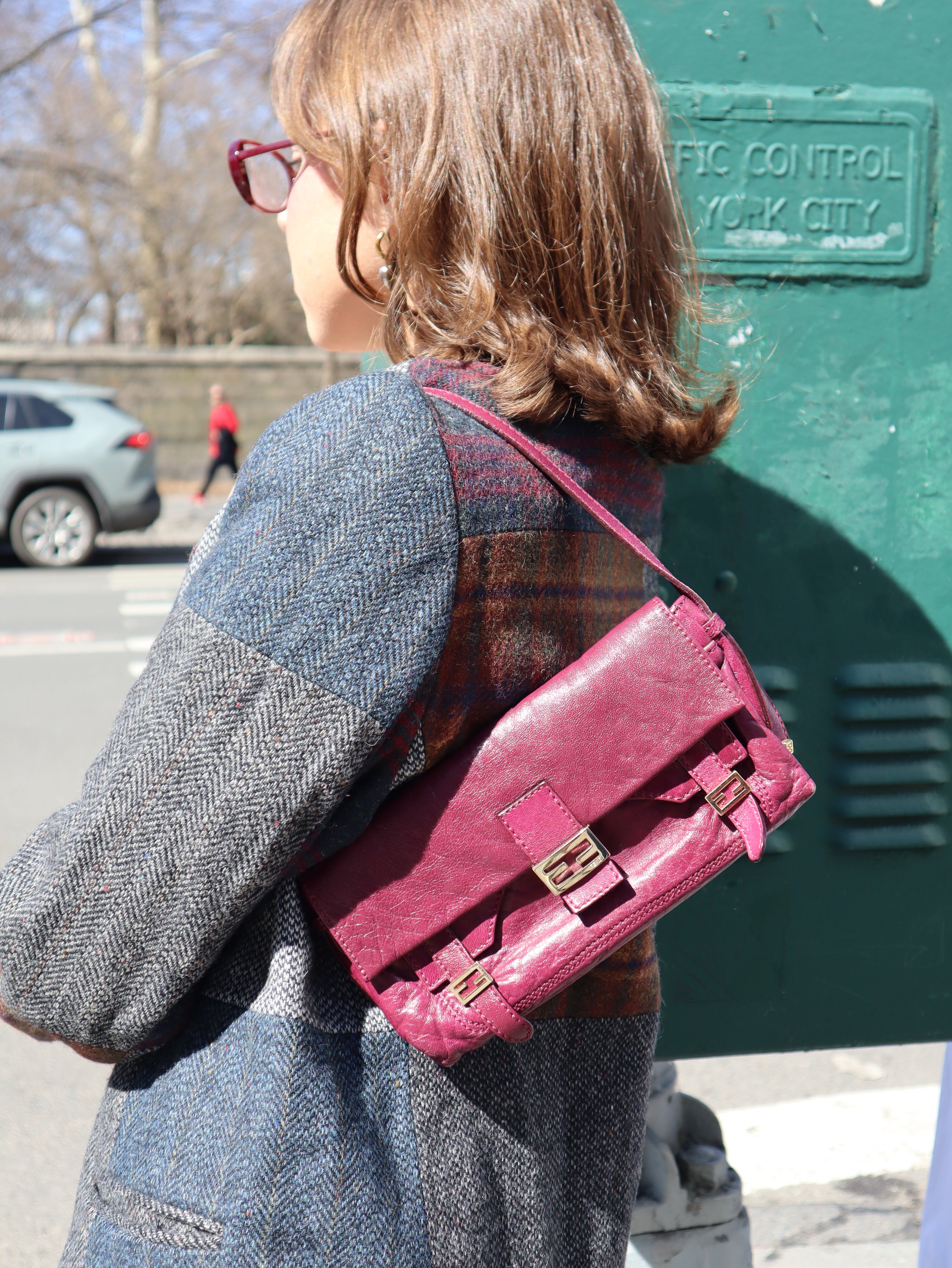 Fendi Magenta Sweety Baguette