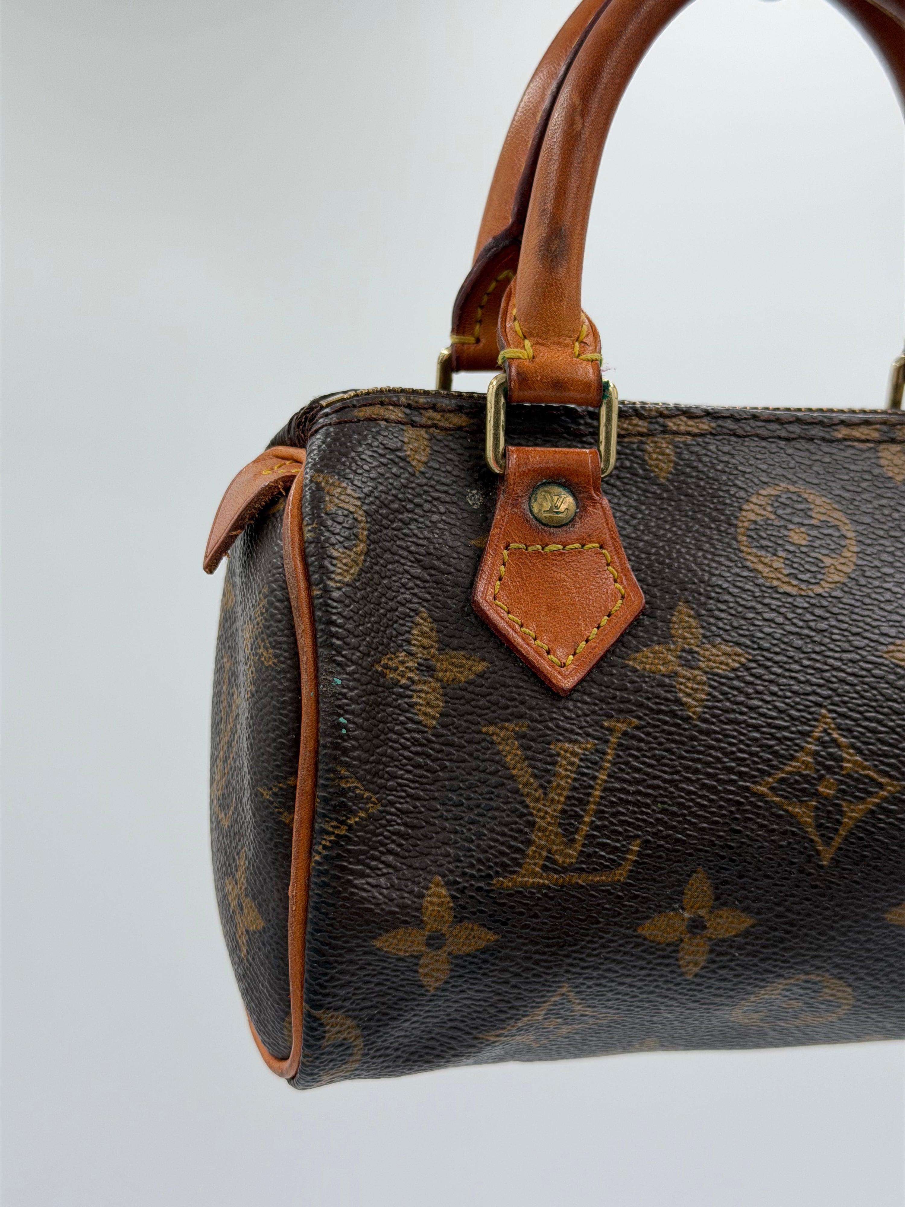 Louis Vuitton Vintage Monogram Canvas Mini Speedy HL Bag