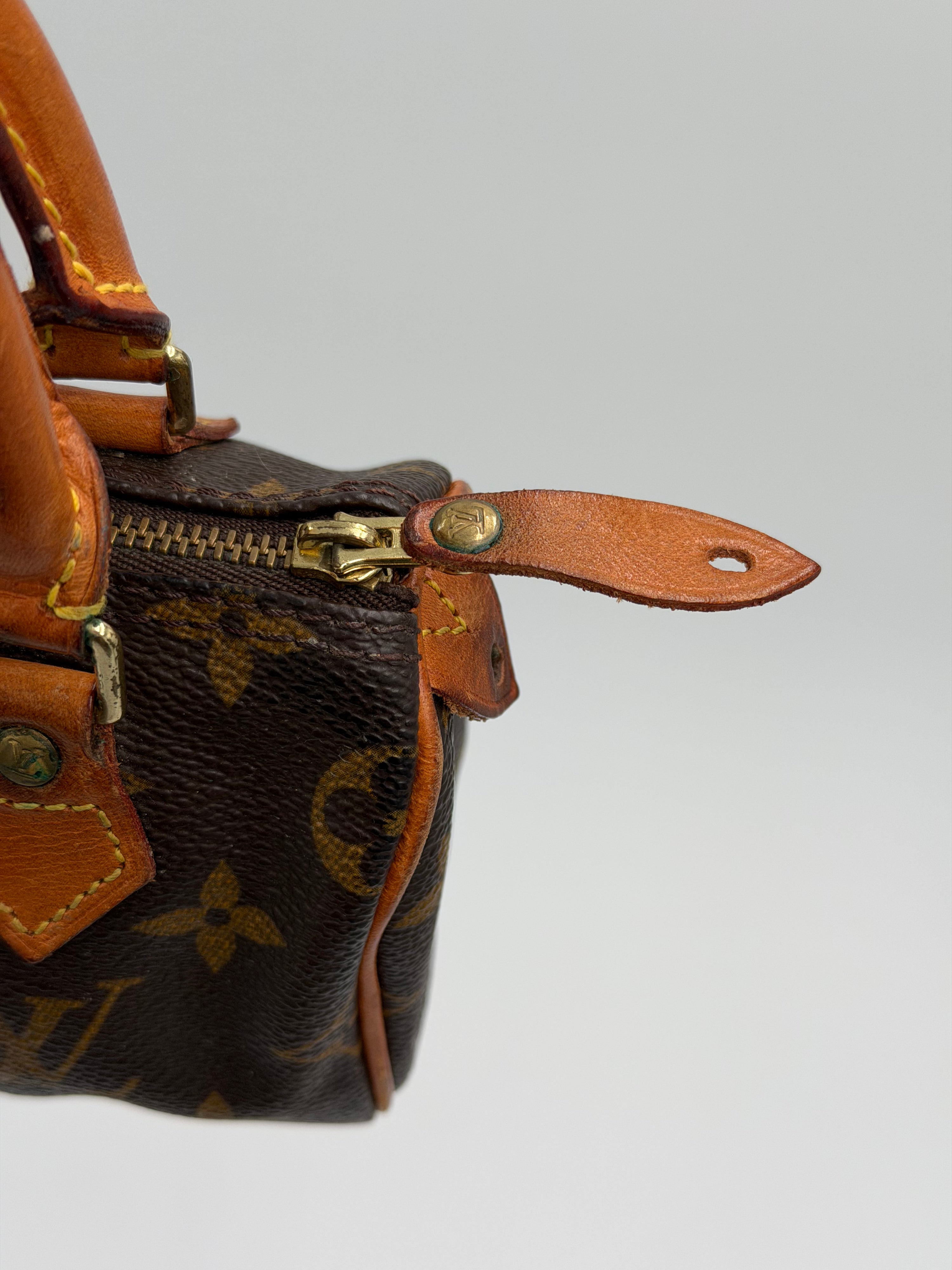 Louis Vuitton Vintage Monogram Canvas Mini Speedy HL Bag