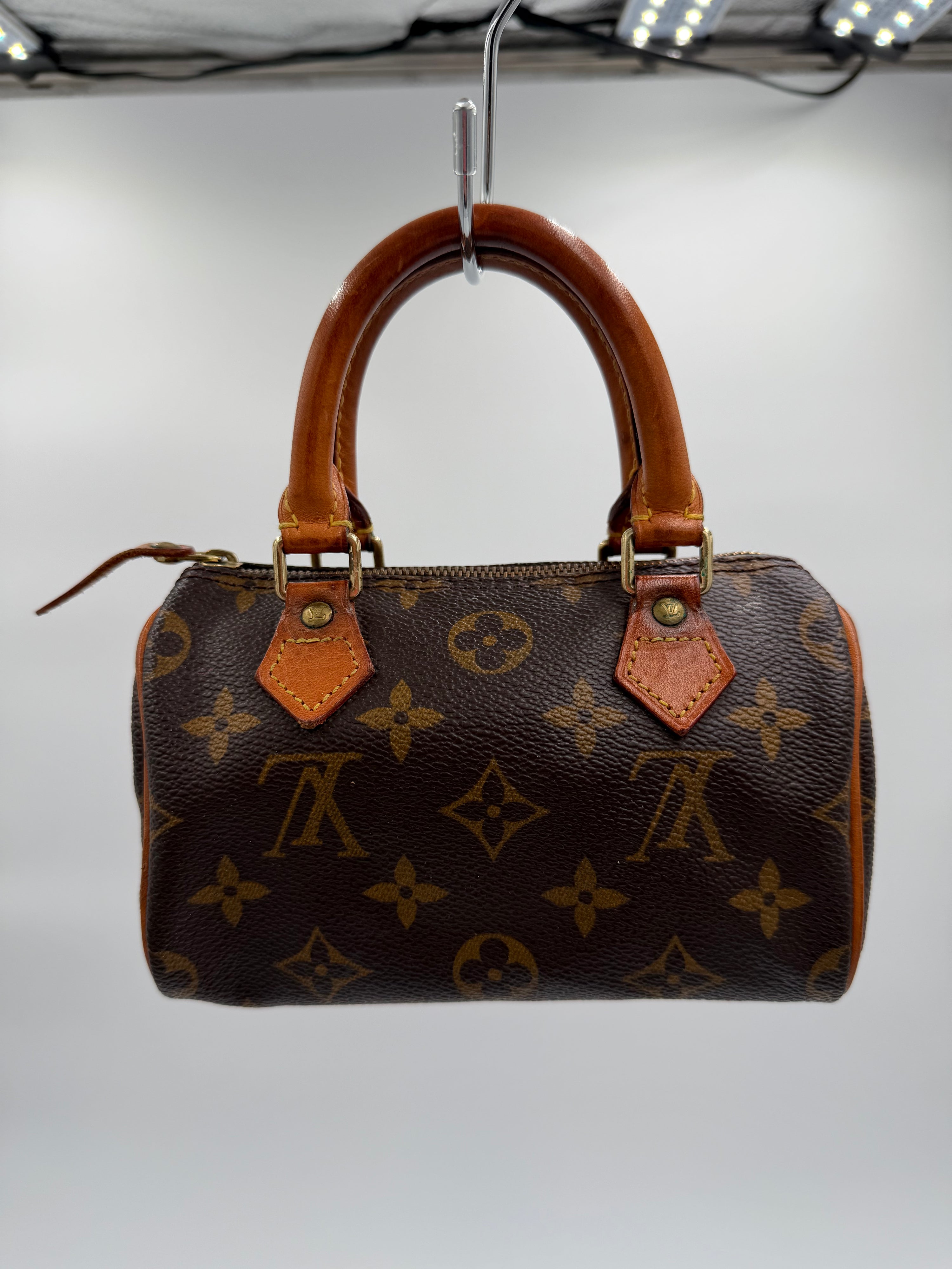 Louis Vuitton Vintage Monogram Canvas Mini Speedy HL Bag