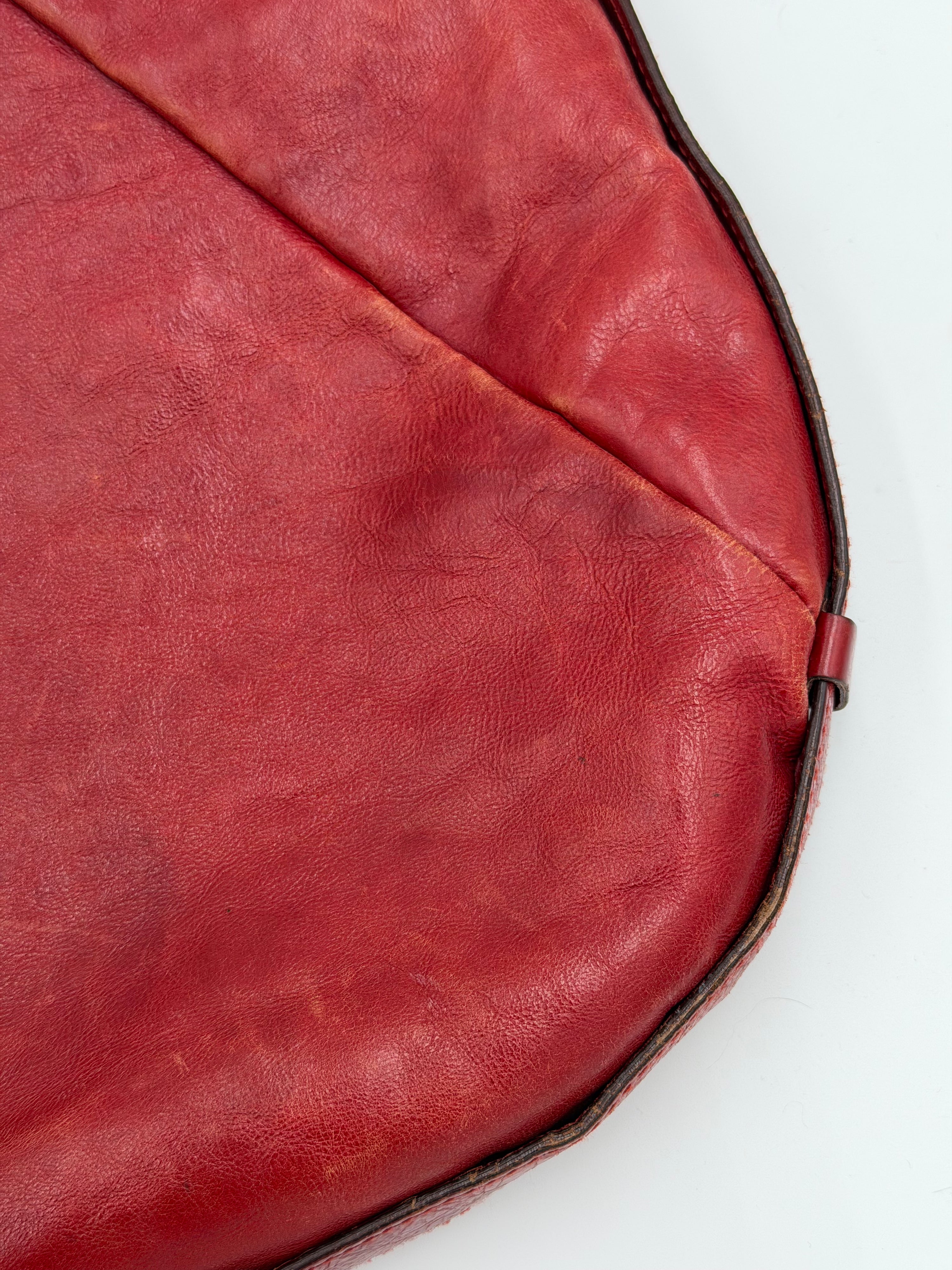Yves Saint Laurent Burgundy Leather Mombasa Bag