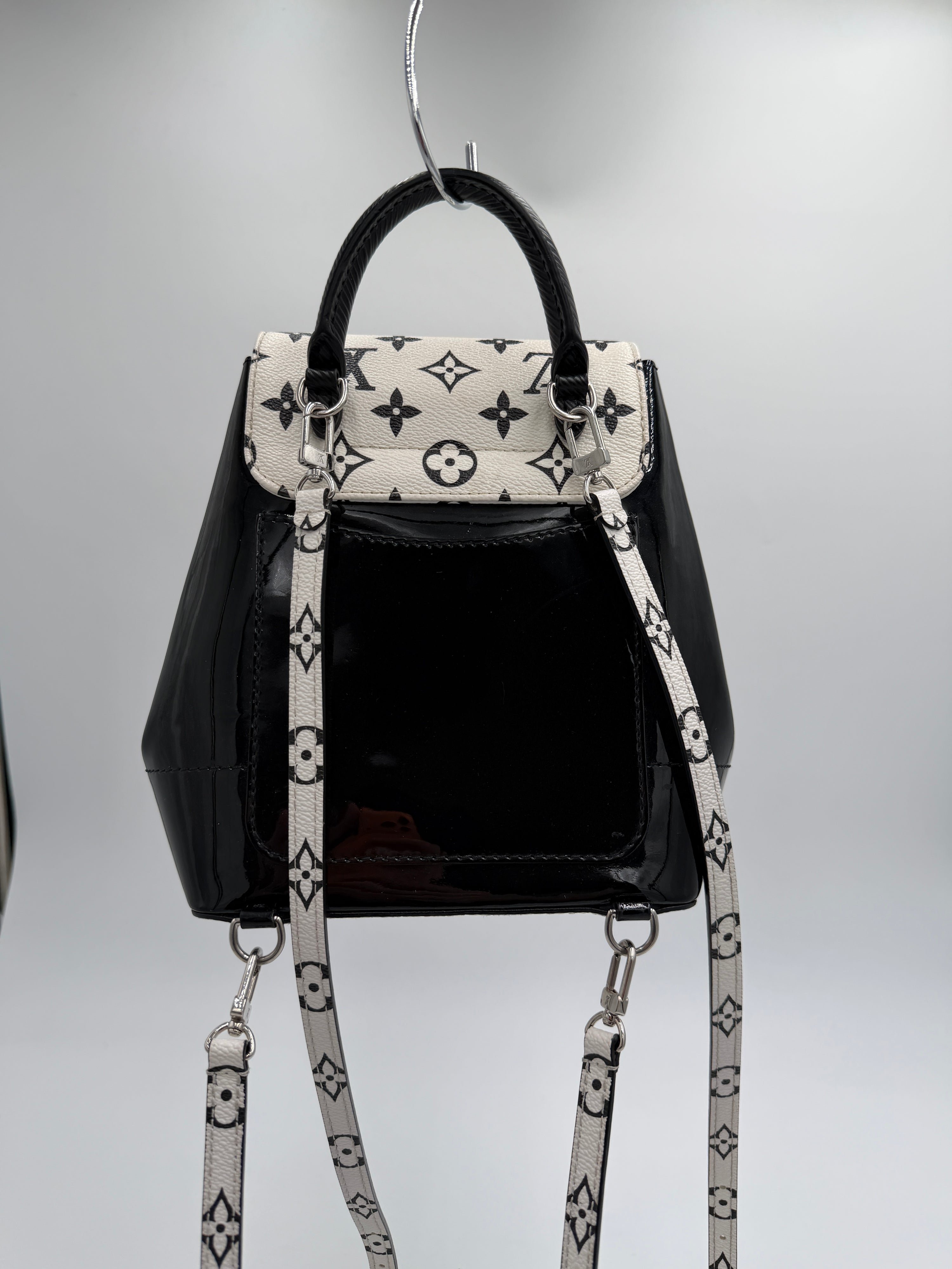 Louis Vuitton Patent Monogram Hot Springs Backpack