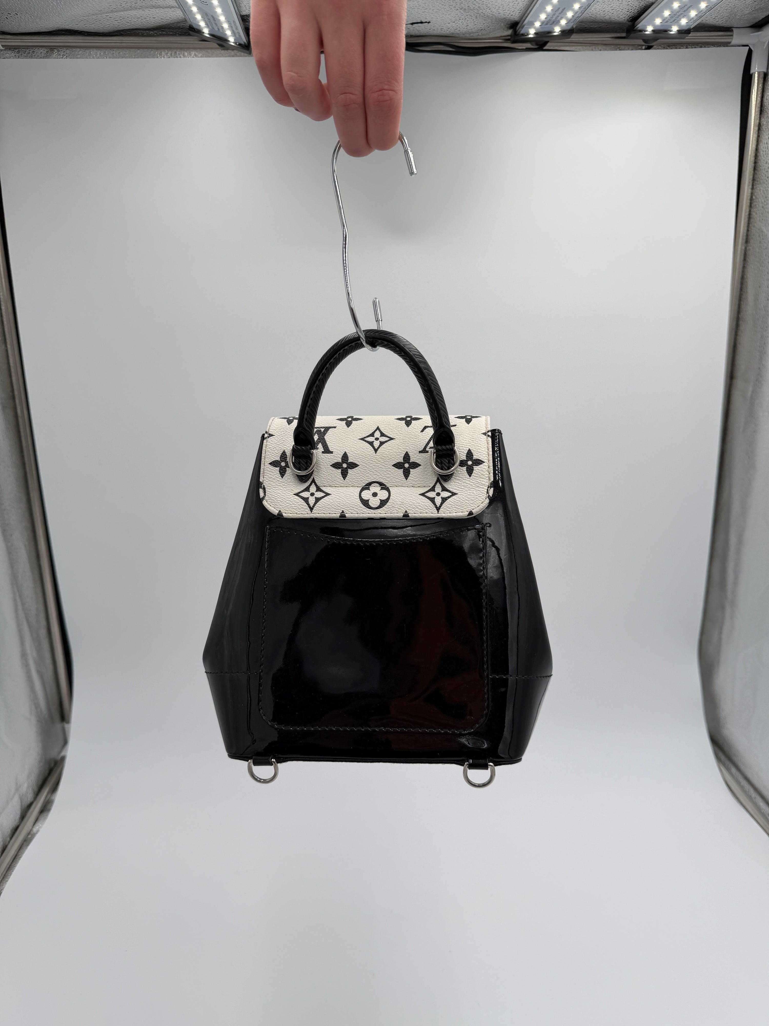 Louis Vuitton Patent Monogram Hot Springs Backpack