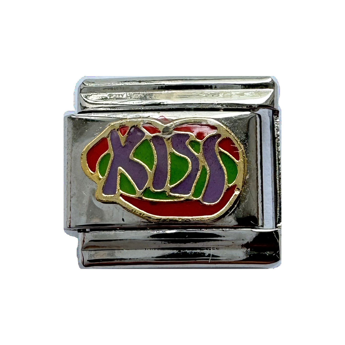 Kiss Lips Italian Charm