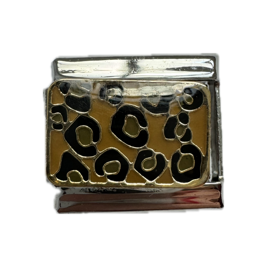 Leopard Print Italian Charm