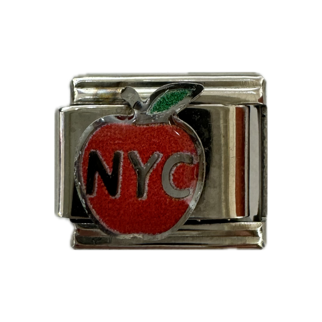 NYC Apple Italian Charm