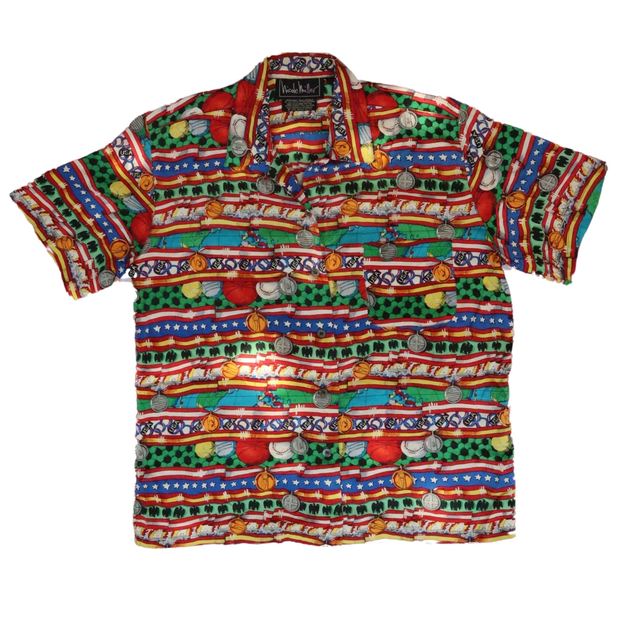 Nicole Miller Olympics Silk Top