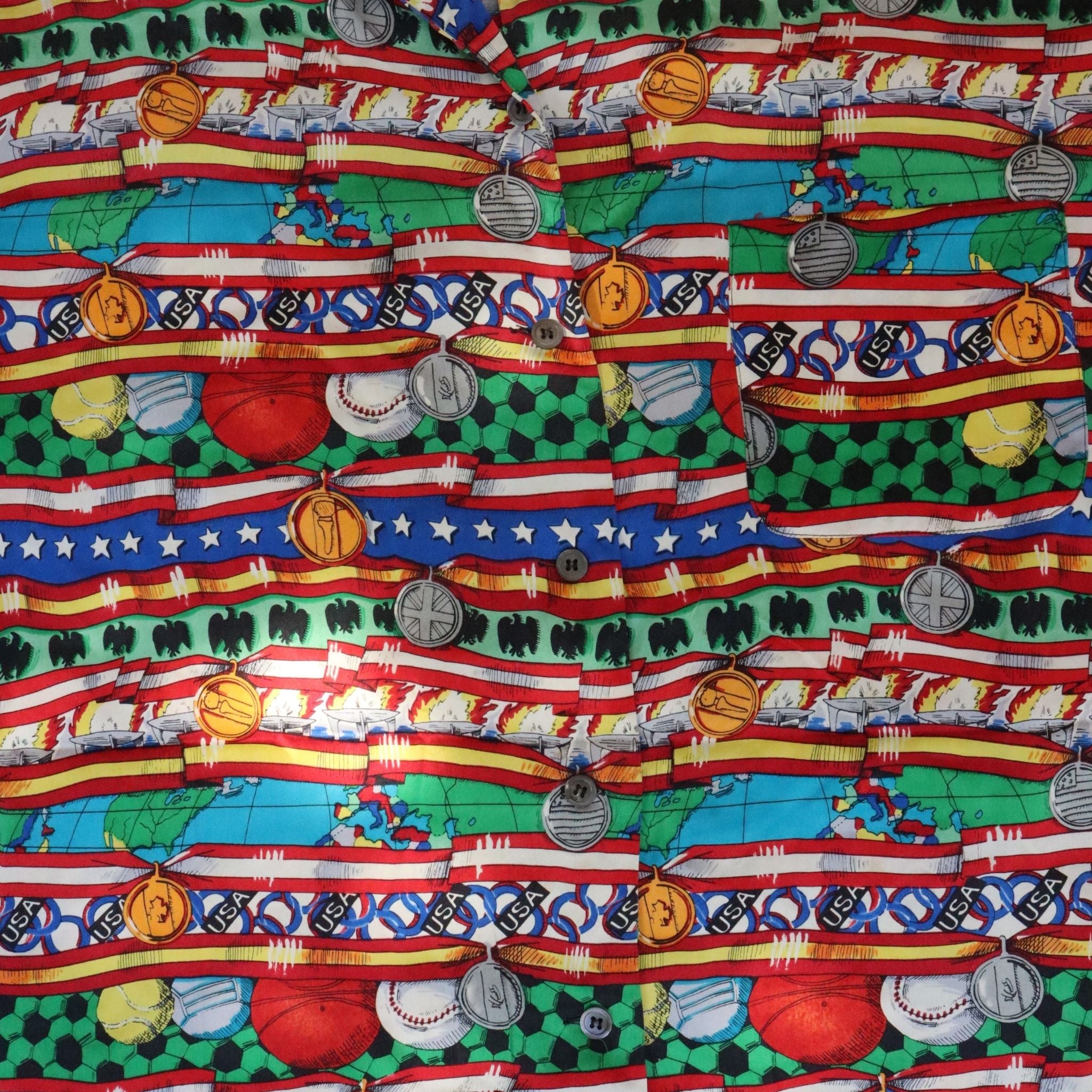 Nicole Miller Olympics Silk Top