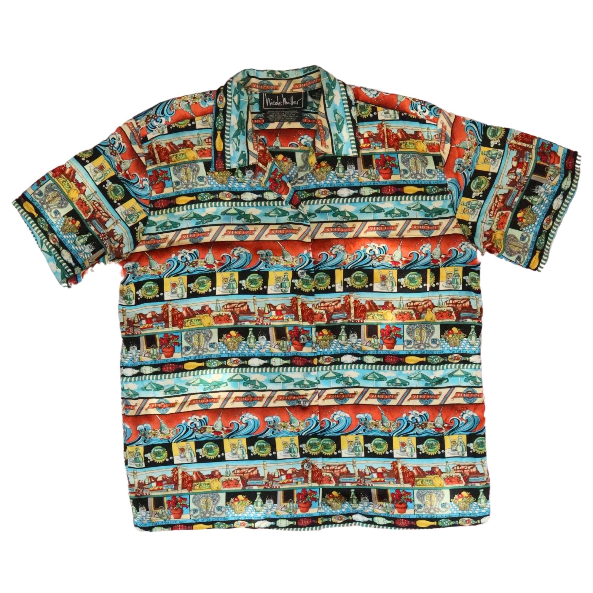 Nicole Miller Perrier Silk Top