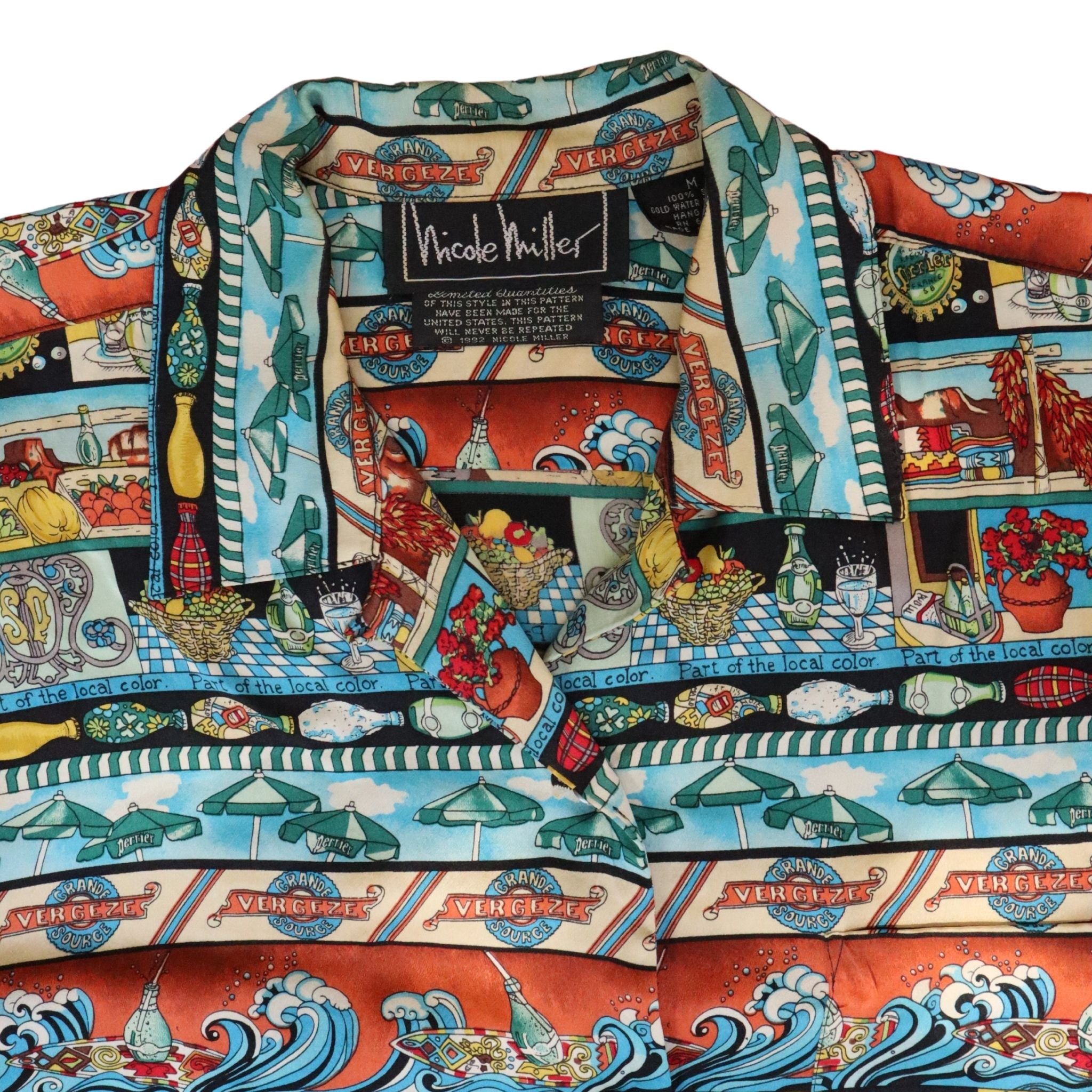 Nicole Miller Perrier Silk Top