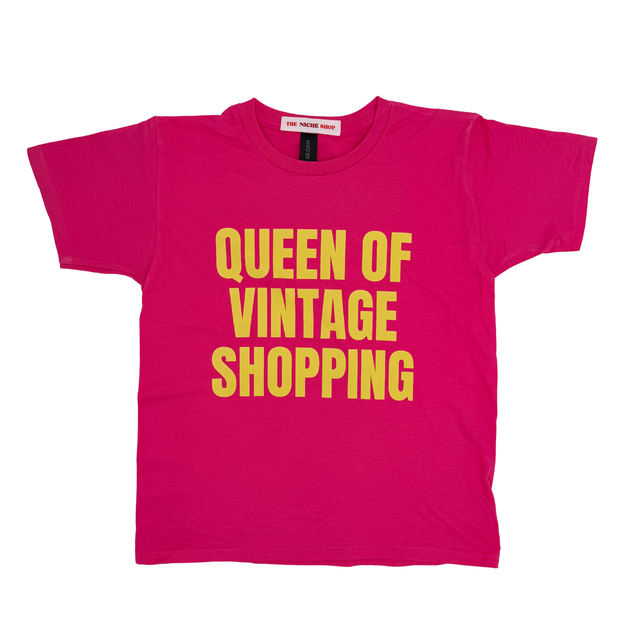 NEW Queen of Vintage Shopping Baby Tee