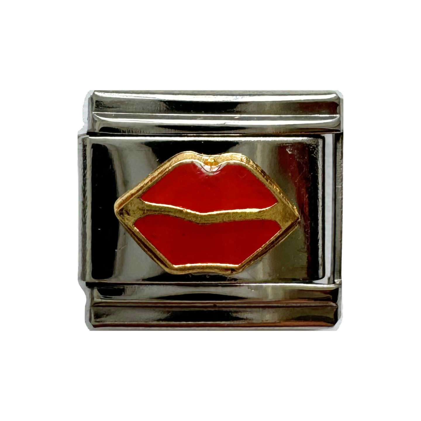 Red Lips Italian Charm