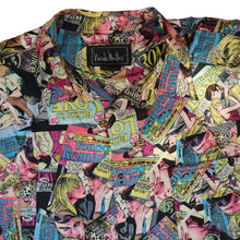 Load image into Gallery viewer, Nicole Miller Comic Strip Silk Top

